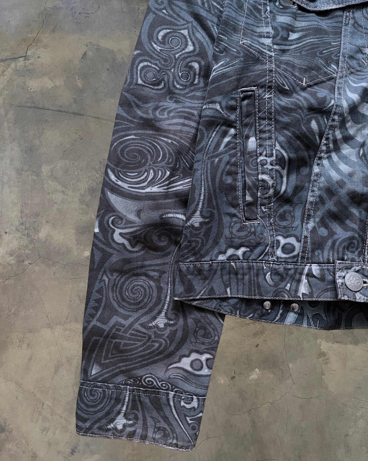 JEAN PAUL GAULTIER AW1994 PAISLEY TRUCKER JACKET