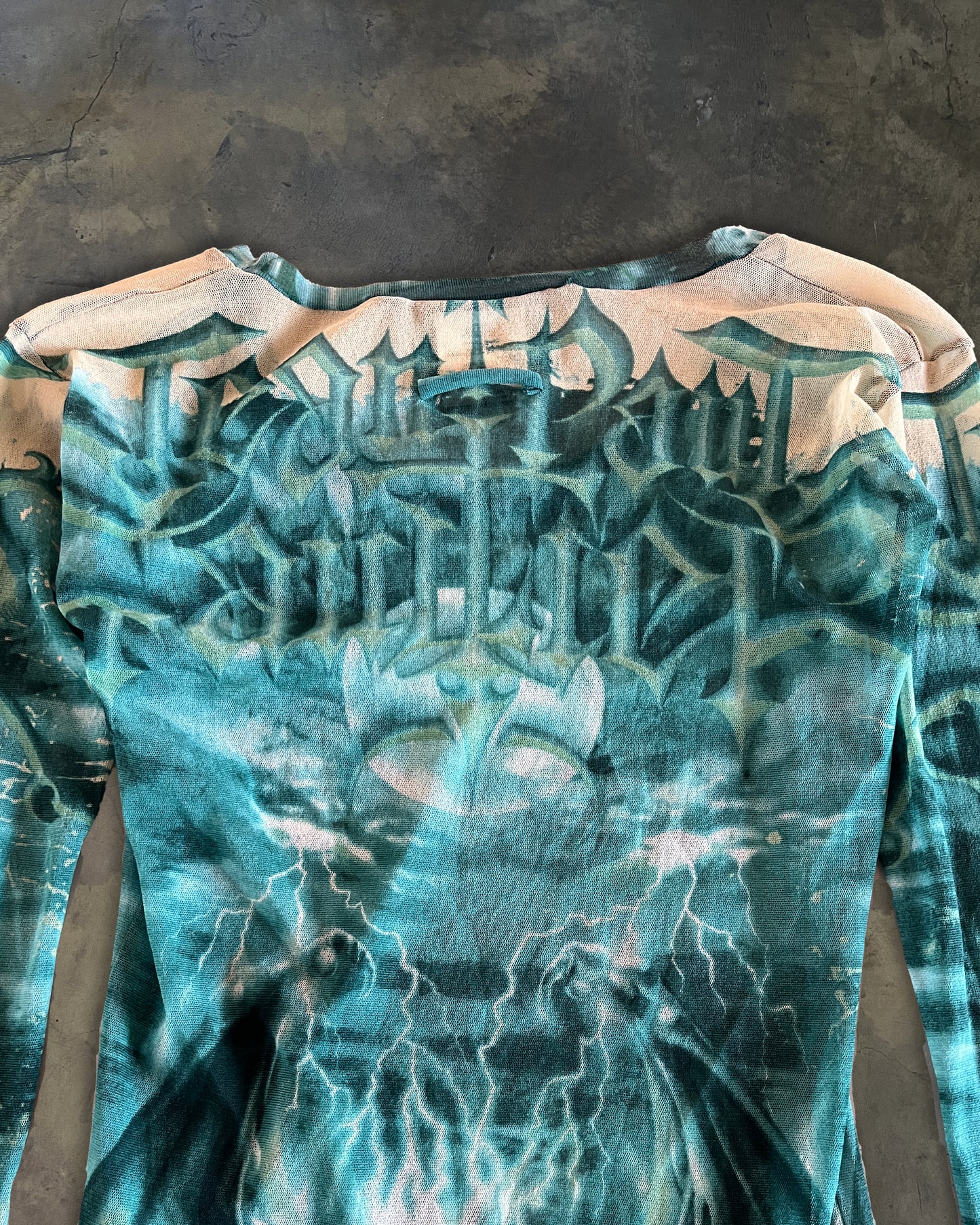 JEAN PAUL GAULTIER SS2001 SATAN MESH LONGSLEEVE