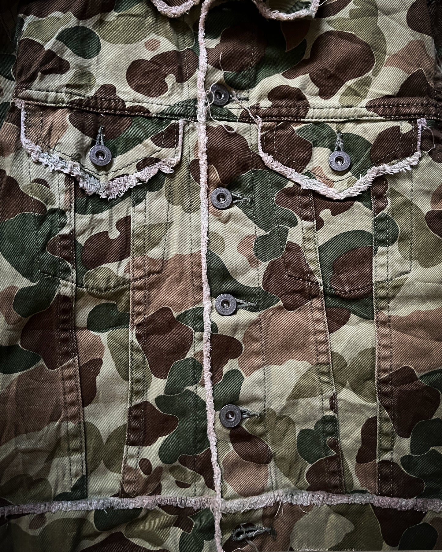 JUNYA WATANABE AD2003 CAMO TRUCKER JACKET