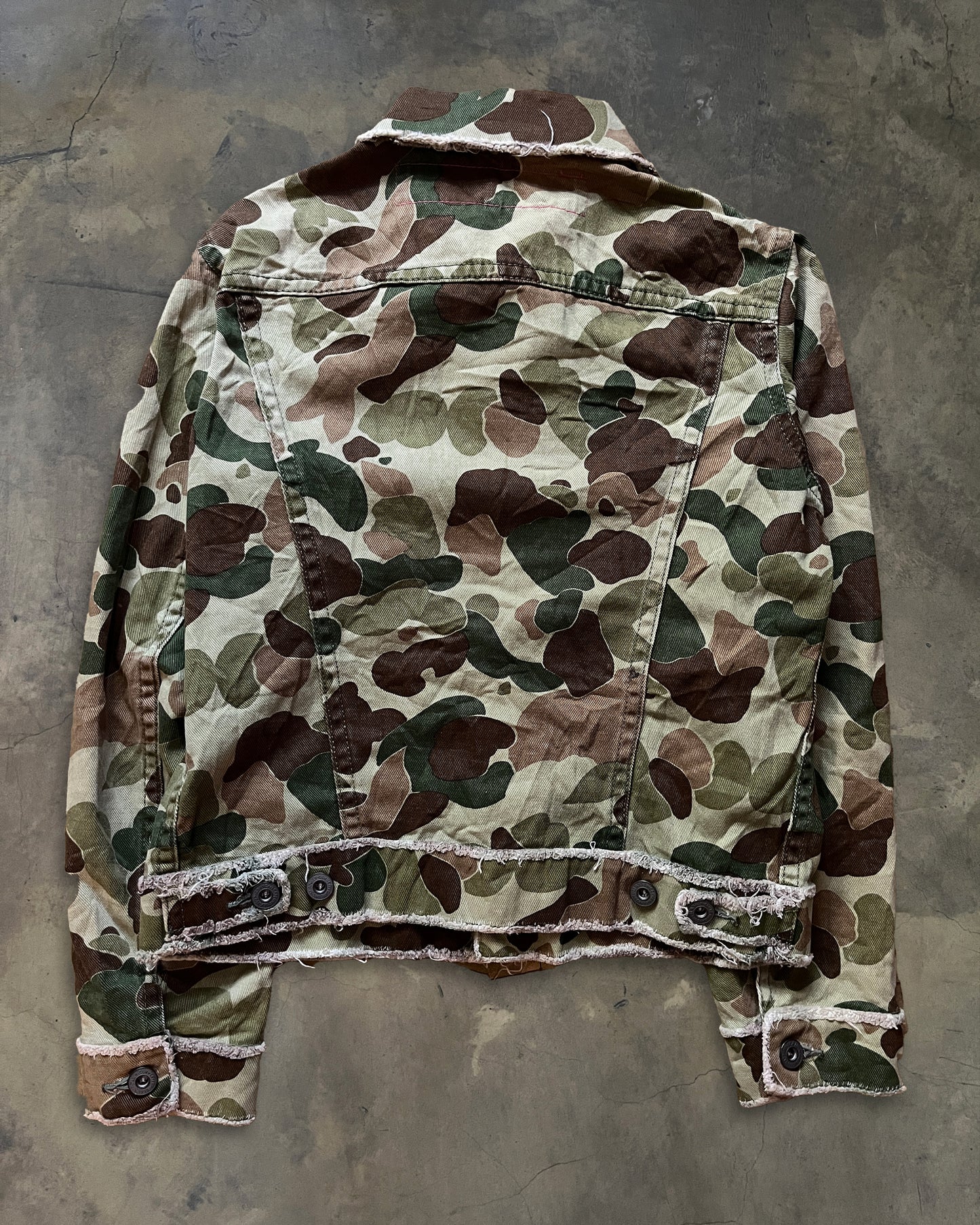 JUNYA WATANABE AD2003 CAMO TRUCKER JACKET