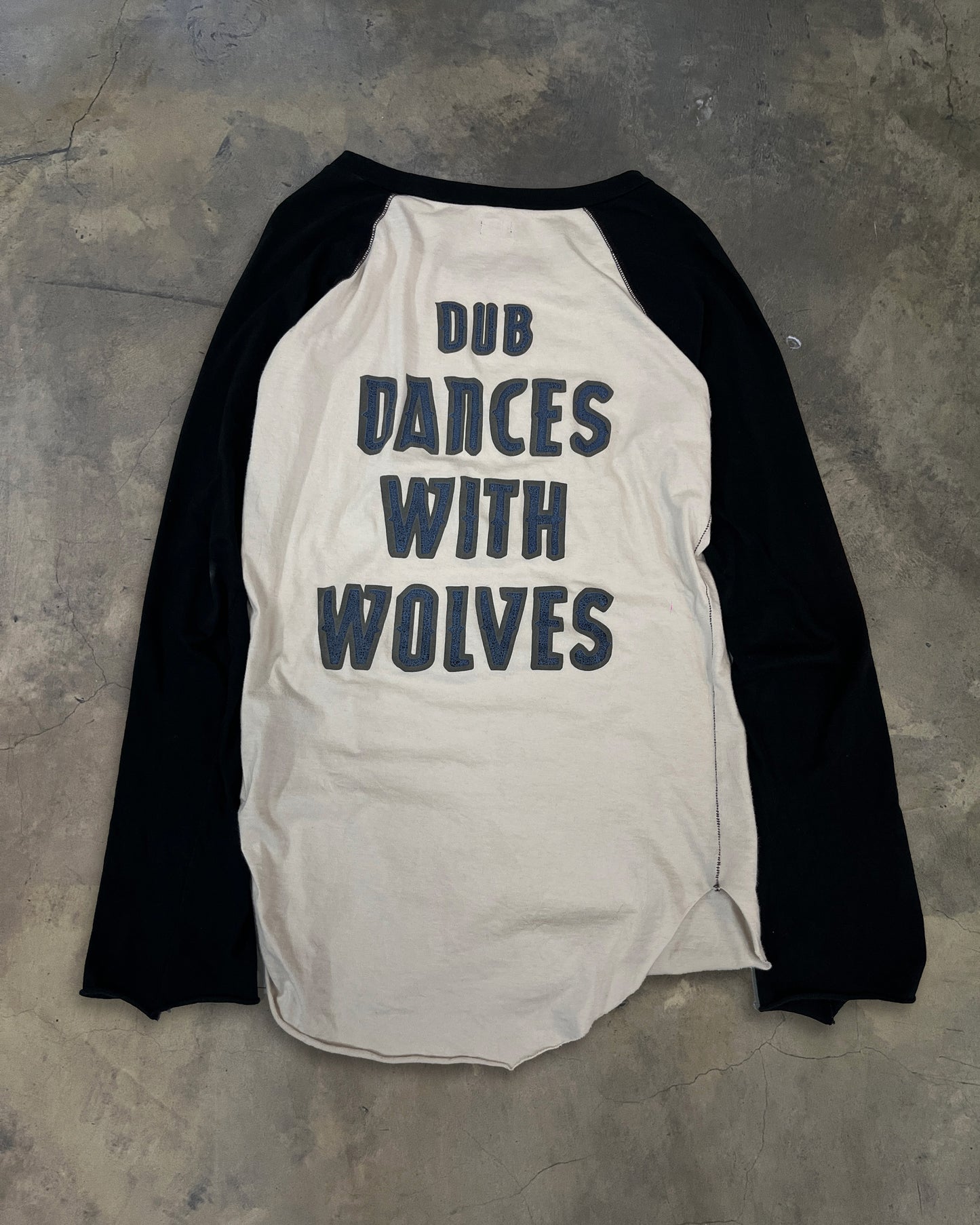 L.G.B "DUB DANCES WITH WOLVES" RAGLAN LONG SLEVE TEE