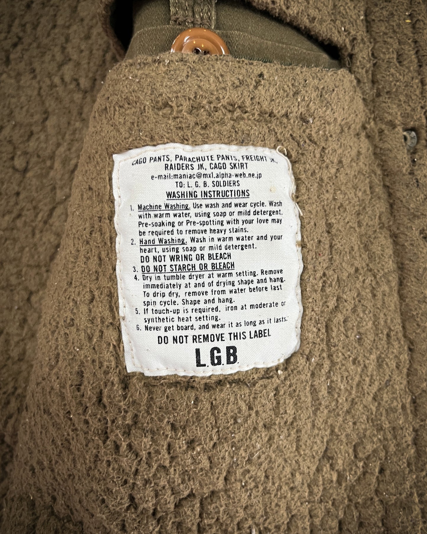 L.G.B MOD COAT