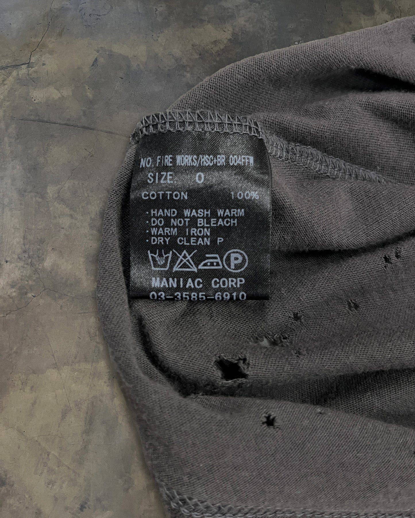 L.G.B. "FIRE WORKS" DISTRESSED TEE