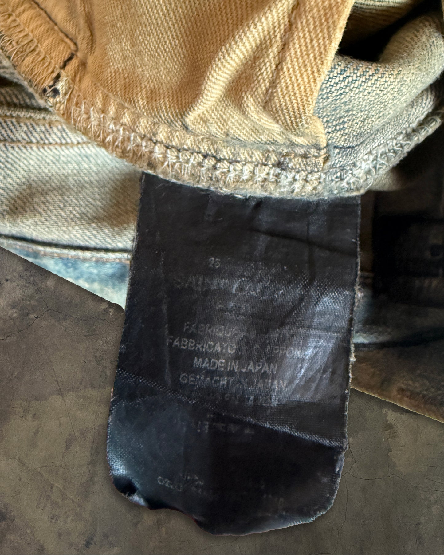 SAINT LAURENT SS2016 SAND WASH CRASH DENIM