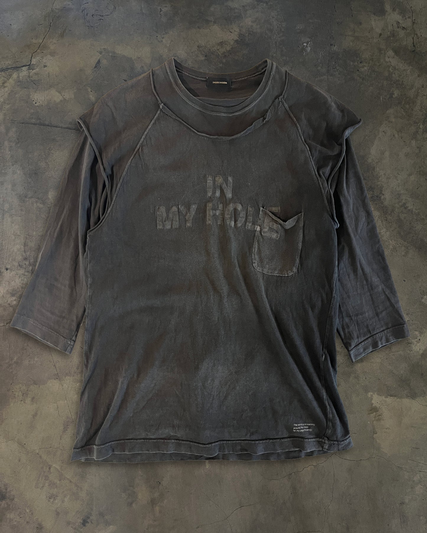UNDERCOVER SS2014 "PSYCHOCANDY" 3/4 SLEEVE TEE