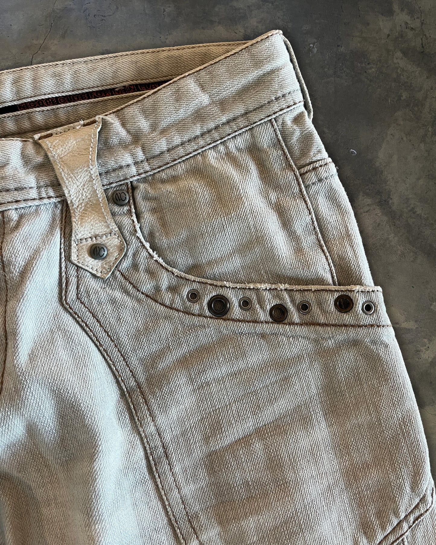 NICOLE CLUB WHITE WASH DENIM