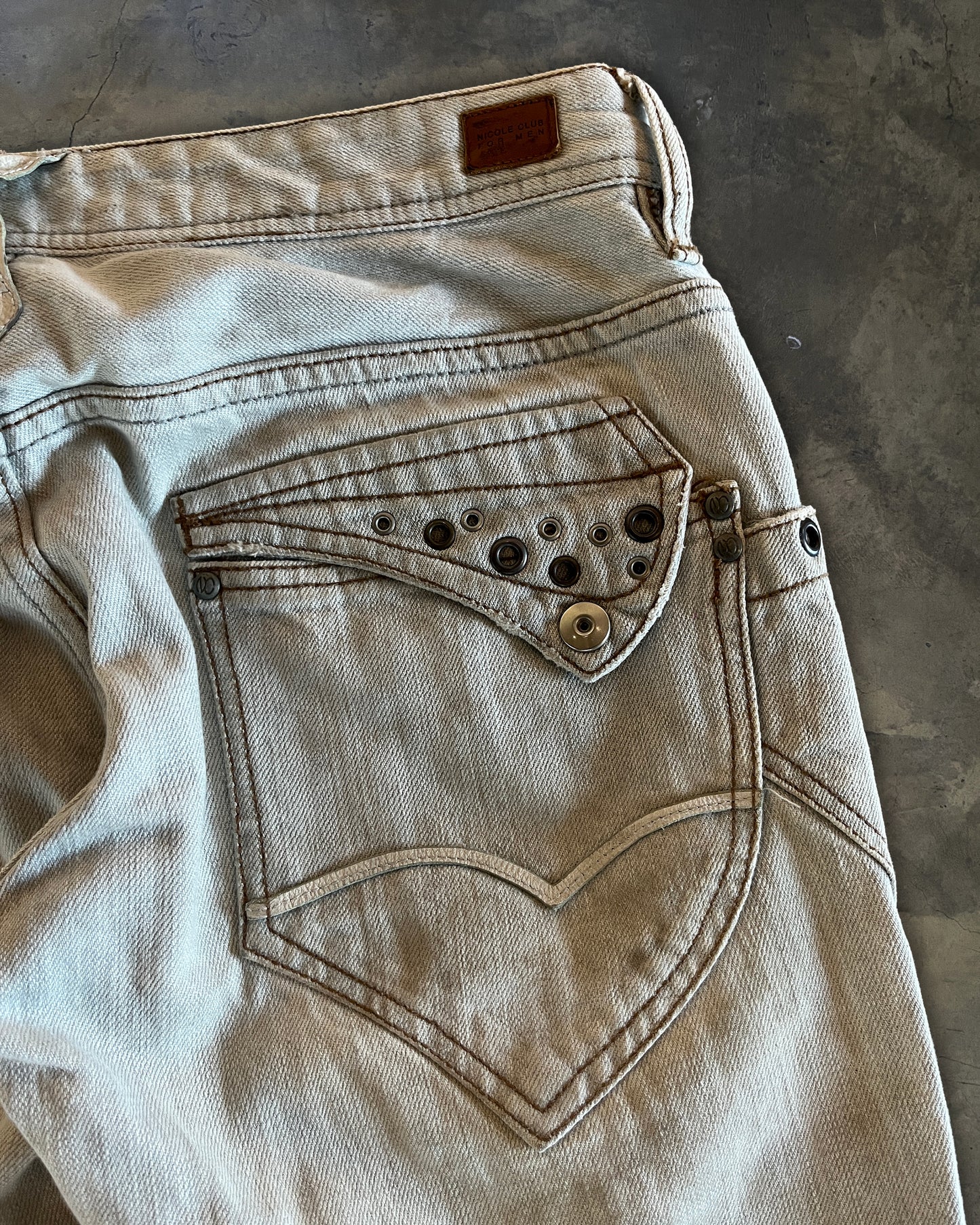 NICOLE CLUB WHITE WASH DENIM