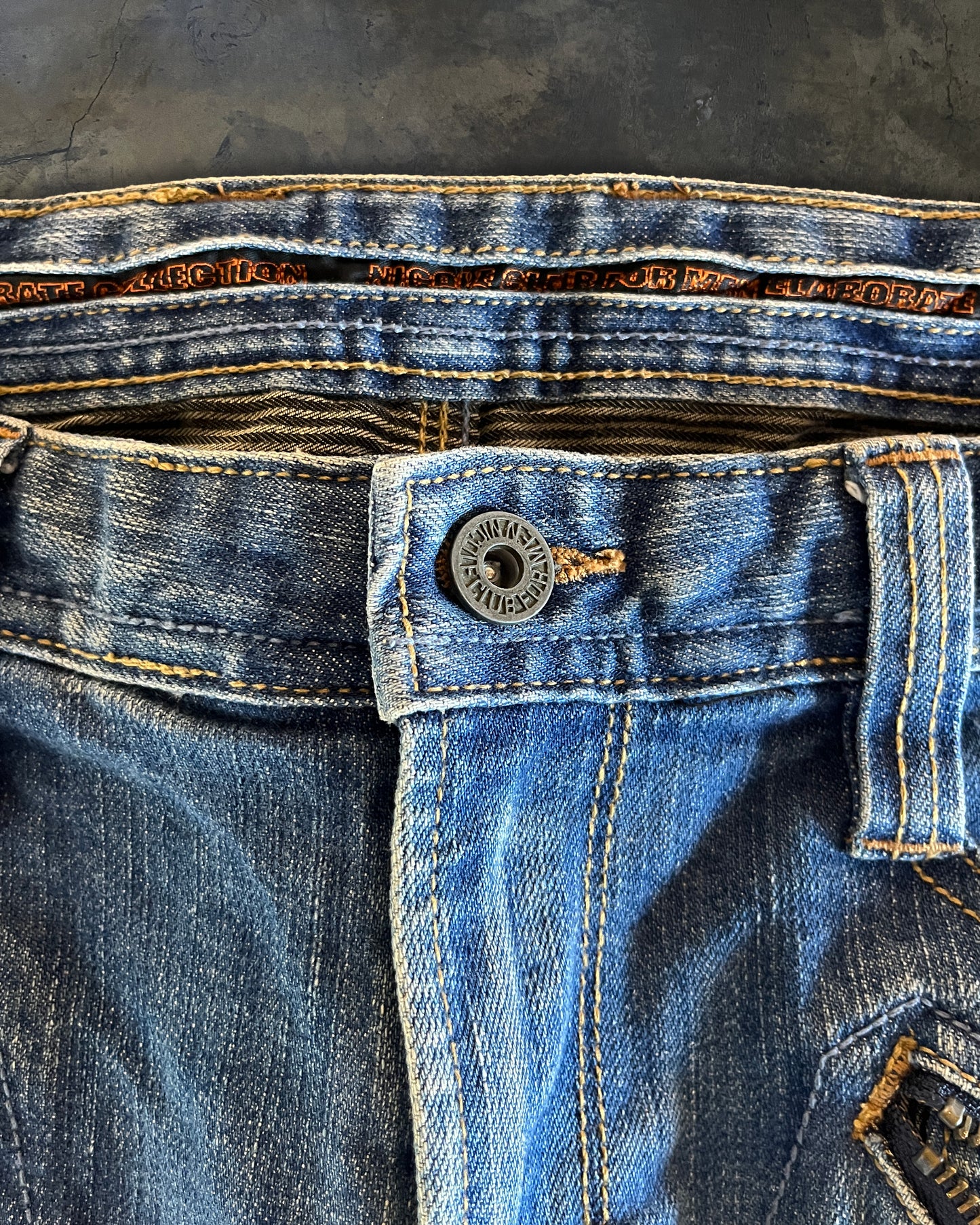 NICOLE CLUB WHISKERED LIGHT WASH DENIM