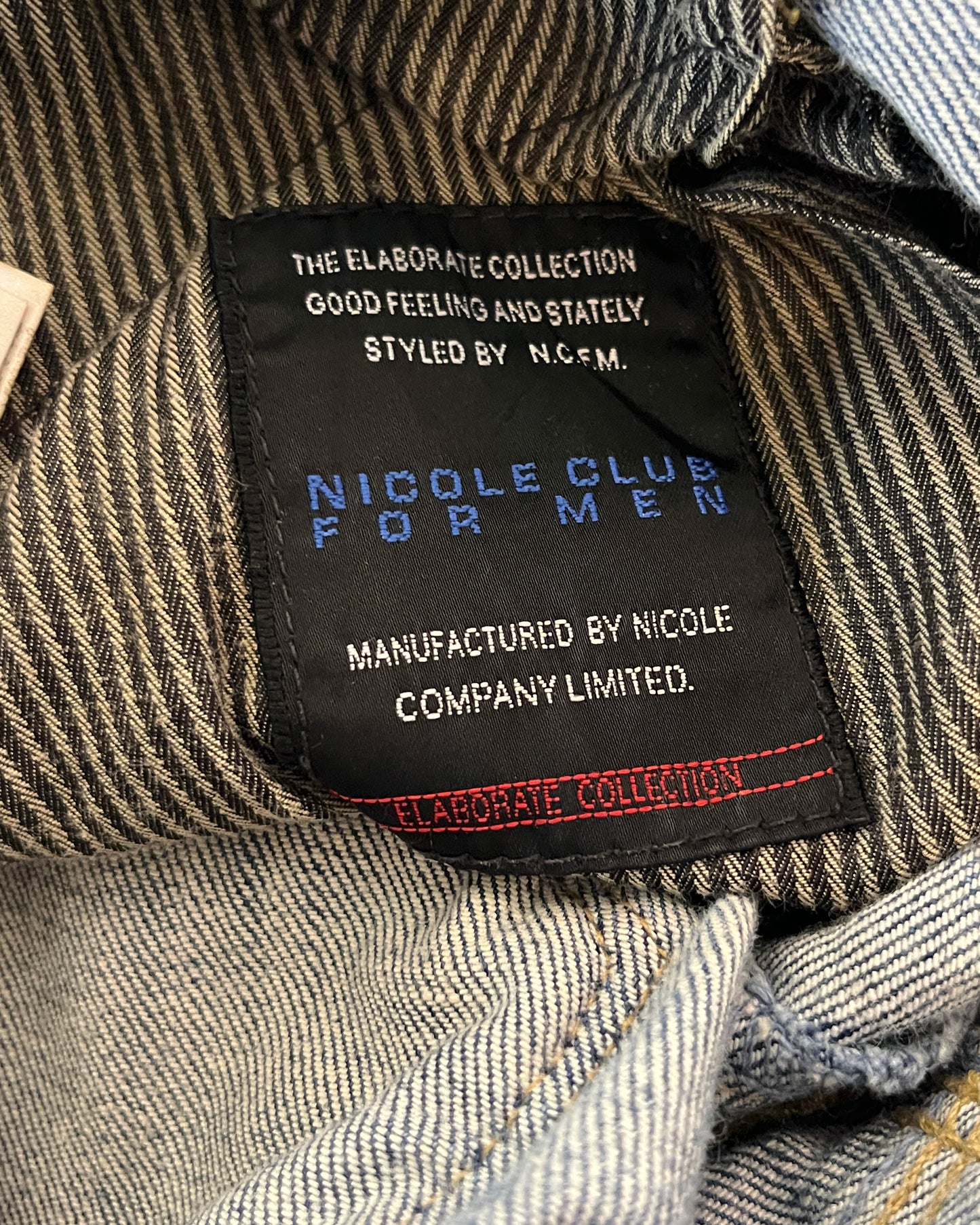 NICOLE CLUB WHISKERED LIGHT WASH DENIM