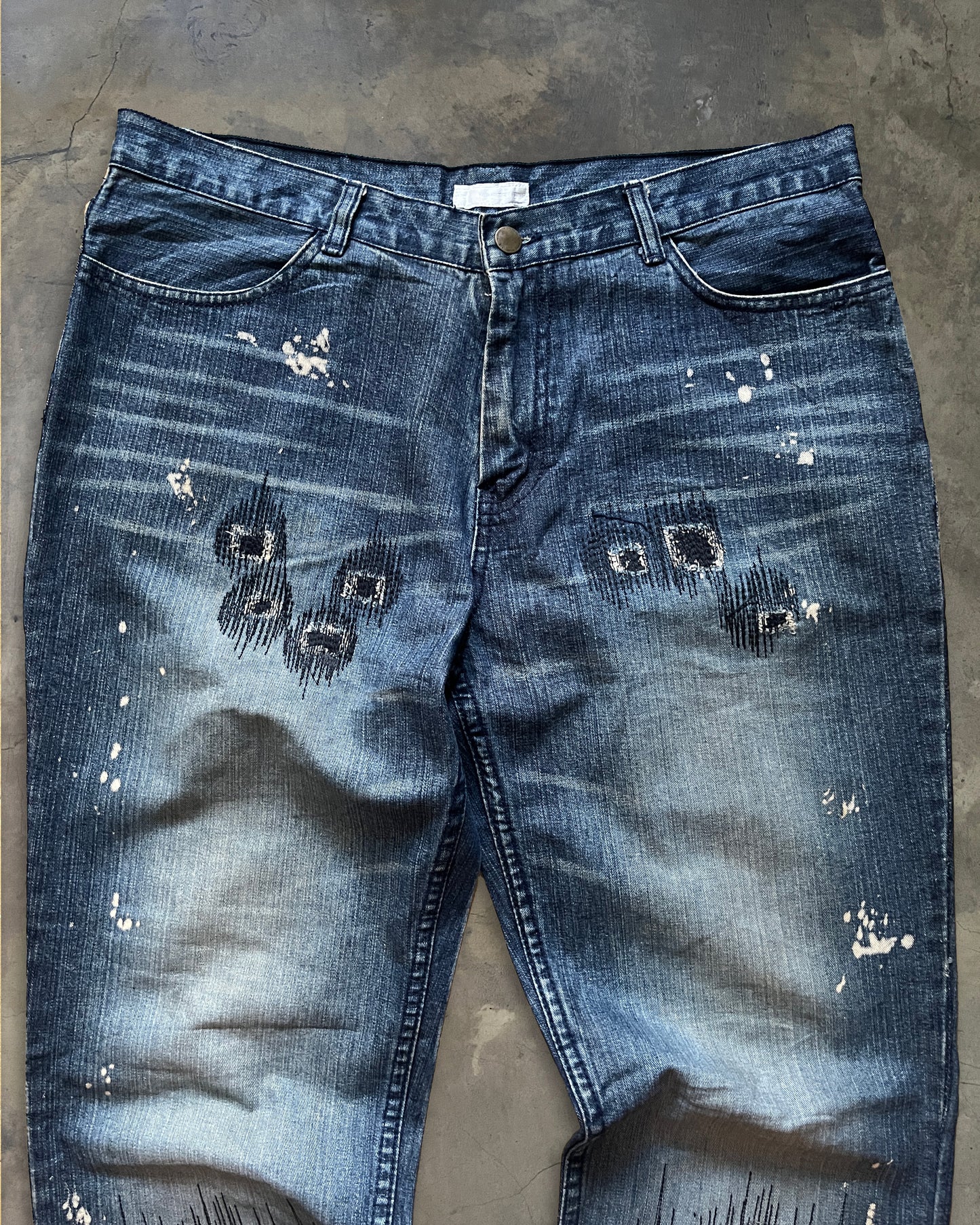 NUMBER (N)INE FW2001 PATCH DENIM