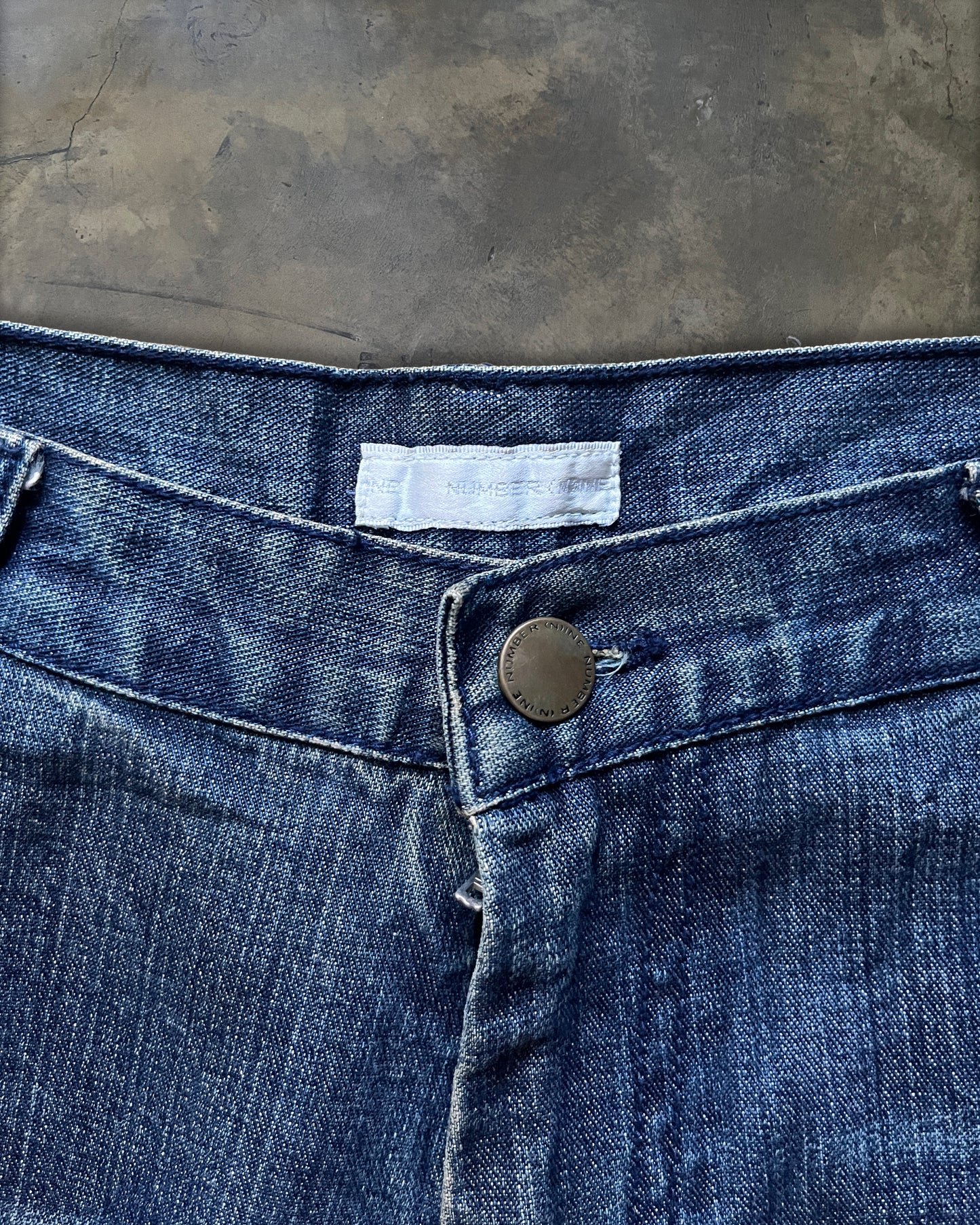 NUMBER (N)INE FW2001 PATCH DENIM