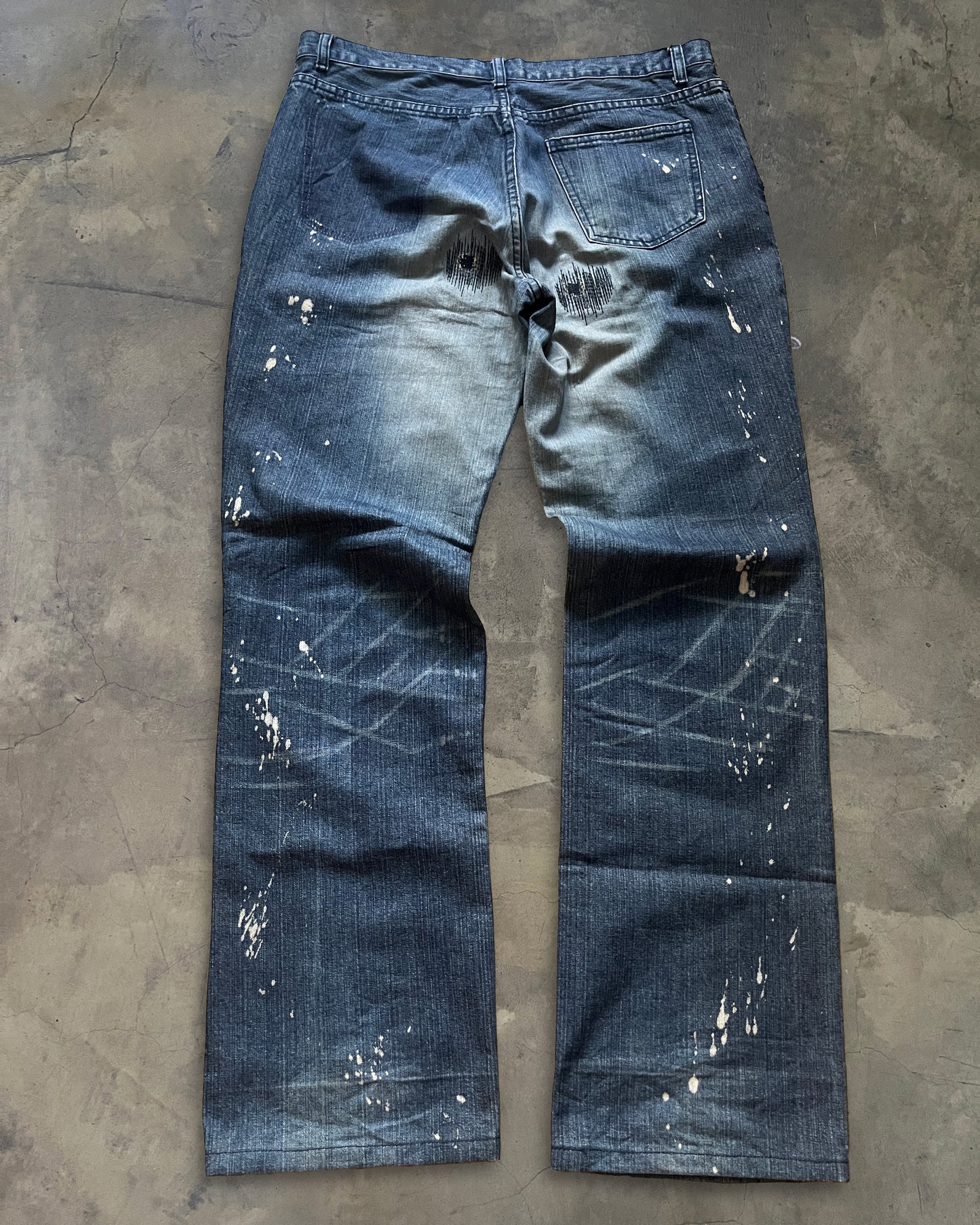 NUMBER (N)INE FW2001 PATCH DENIM