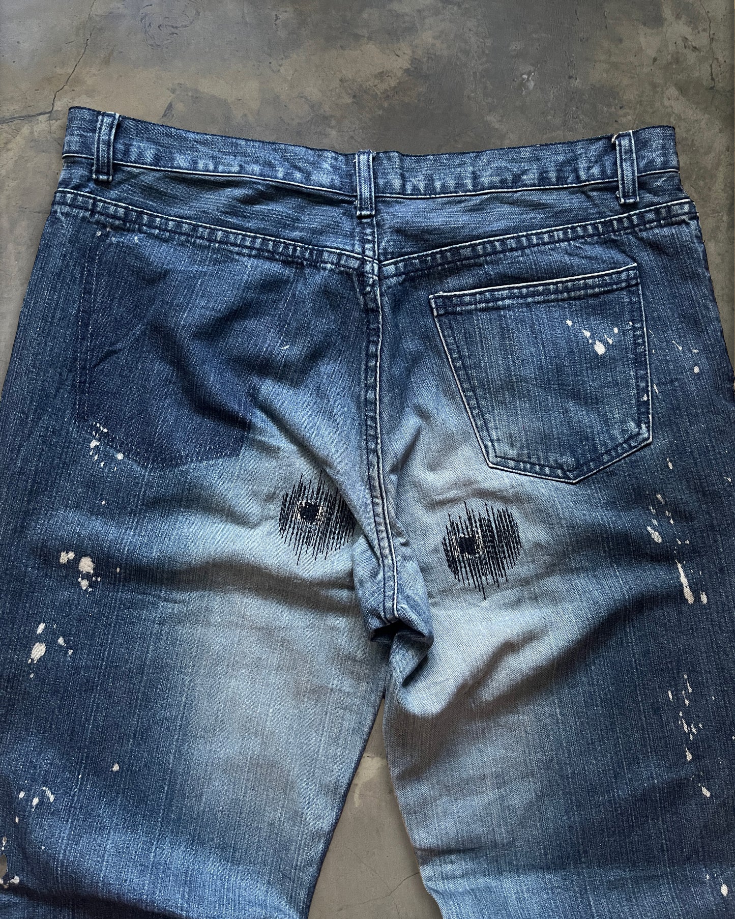 NUMBER (N)INE FW2001 PATCH DENIM