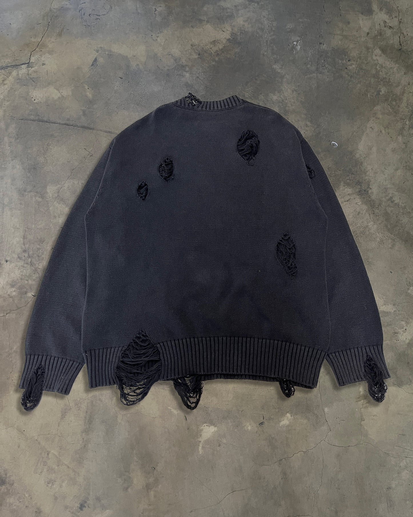 NUMBER(N)INE DESTROYED GRUNGE KNIT