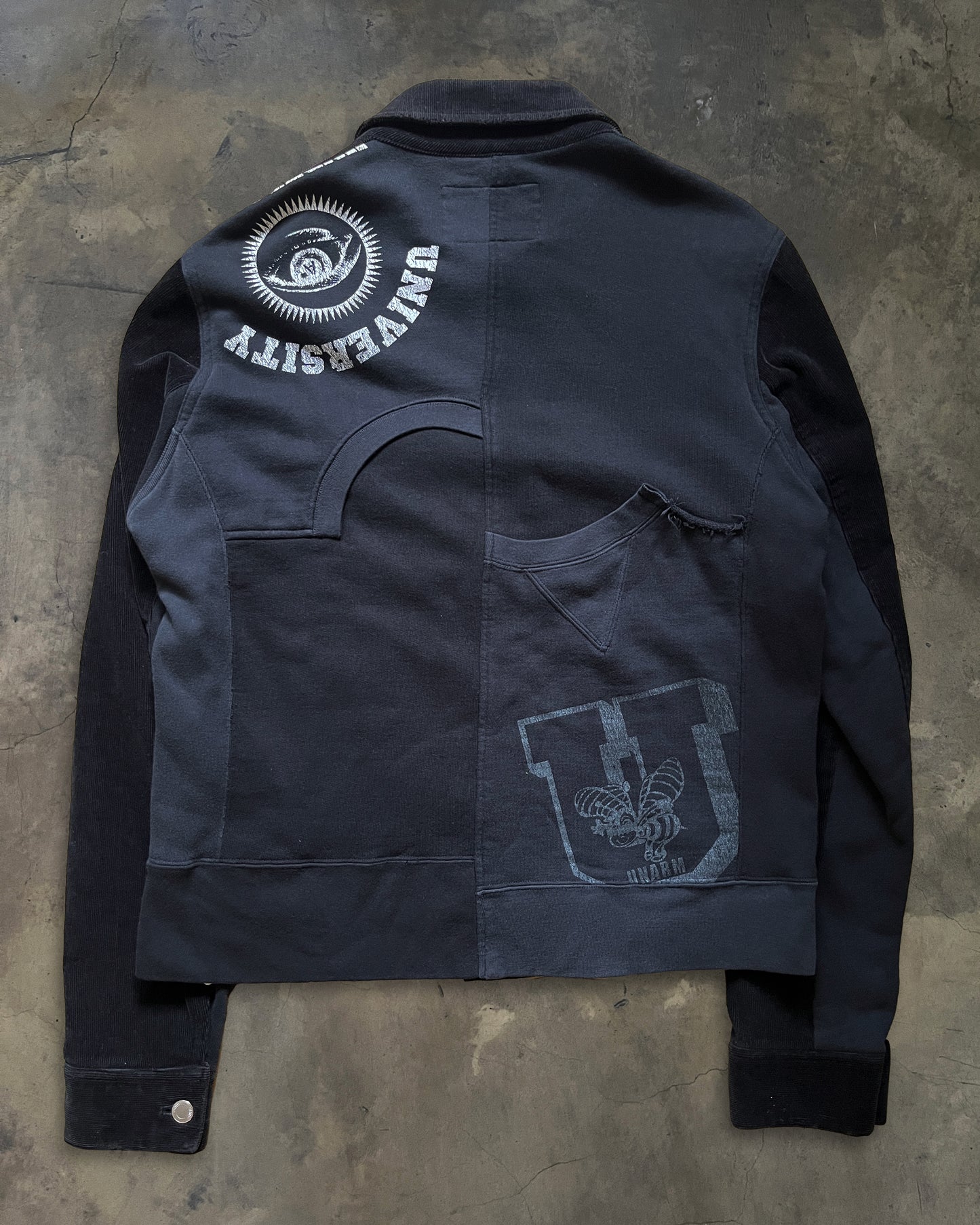 UNDERCOVER AW2003 "PAPERDOLL" CORDUROY TRUCKER JACKET