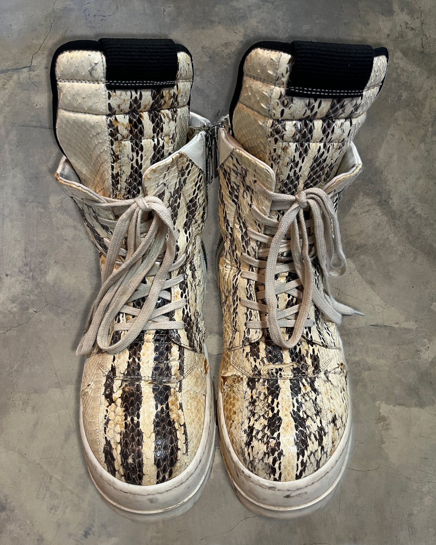 RICK OWENS PYTHON GEOBASKET