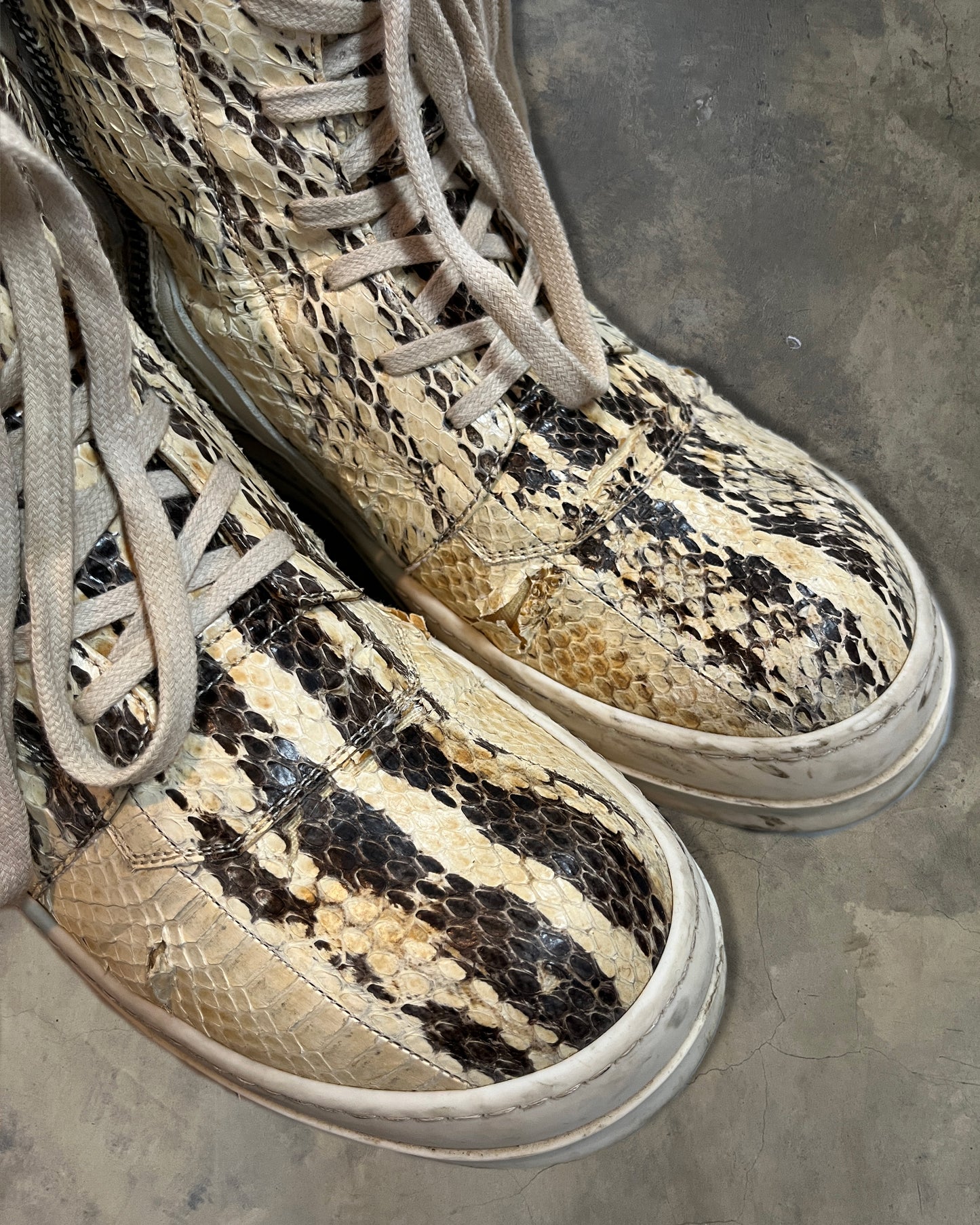 RICK OWENS PYTHON GEOBASKET