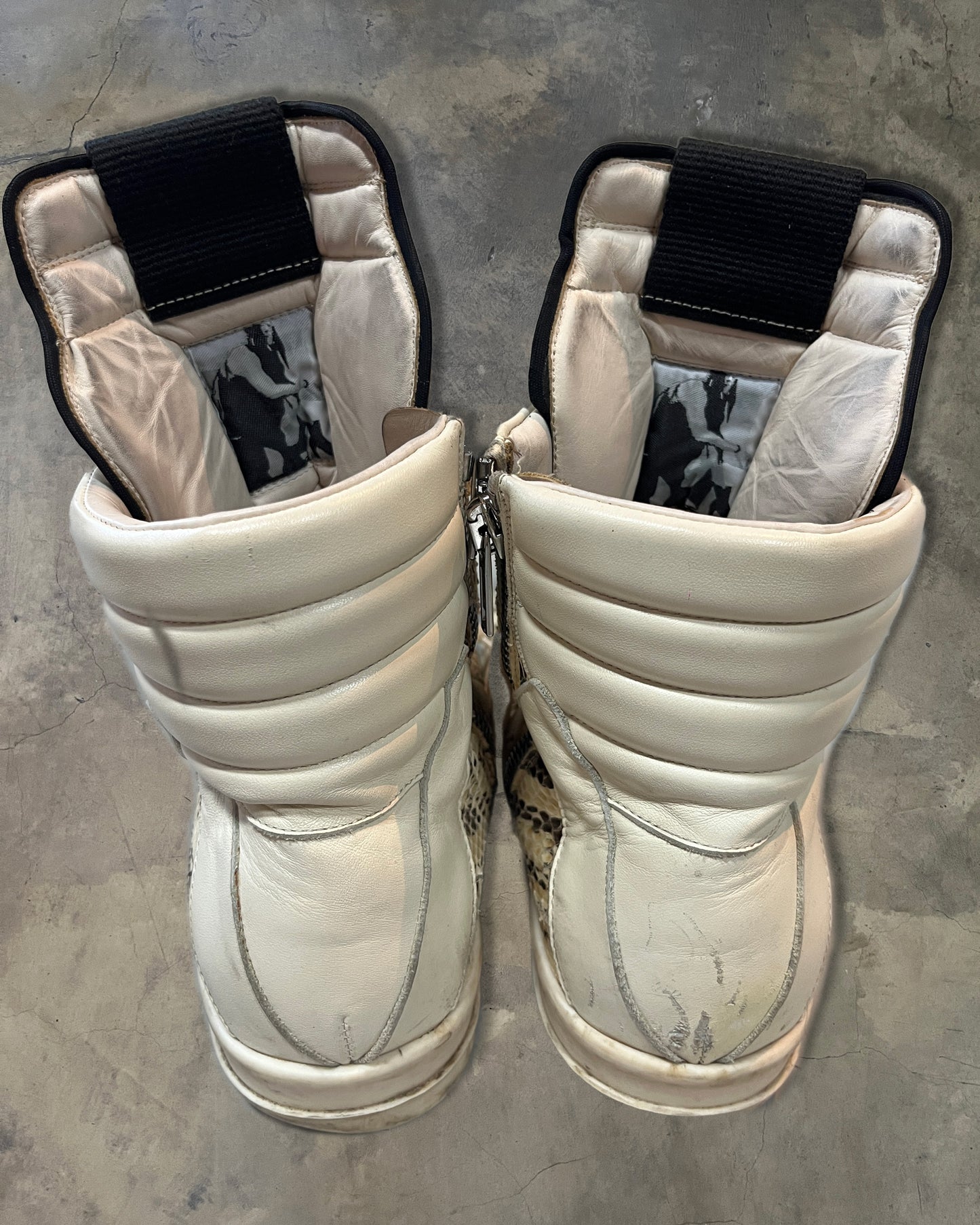 RICK OWENS PYTHON GEOBASKET