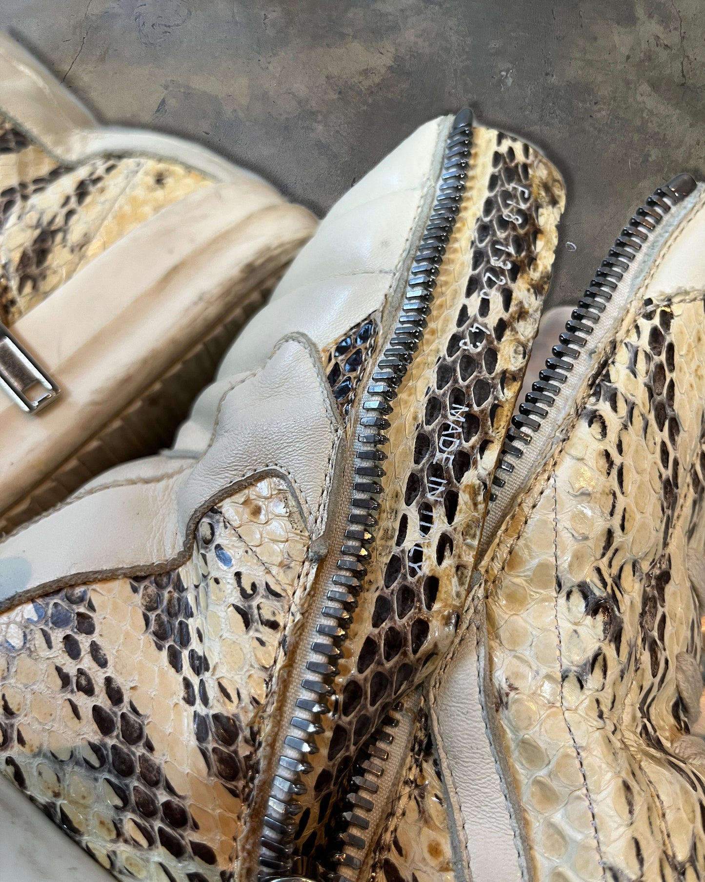 RICK OWENS PYTHON GEOBASKET