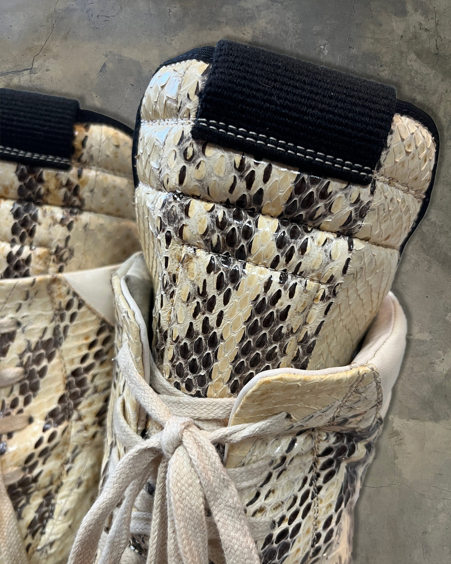 RICK OWENS PYTHON GEOBASKET
