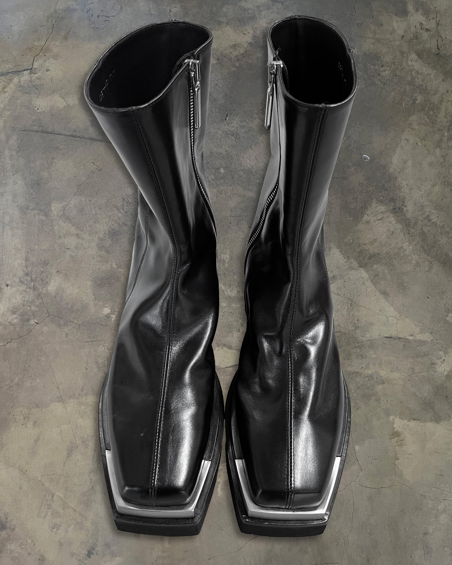 PETER DO SQUARE TOE ANKLE BOOT