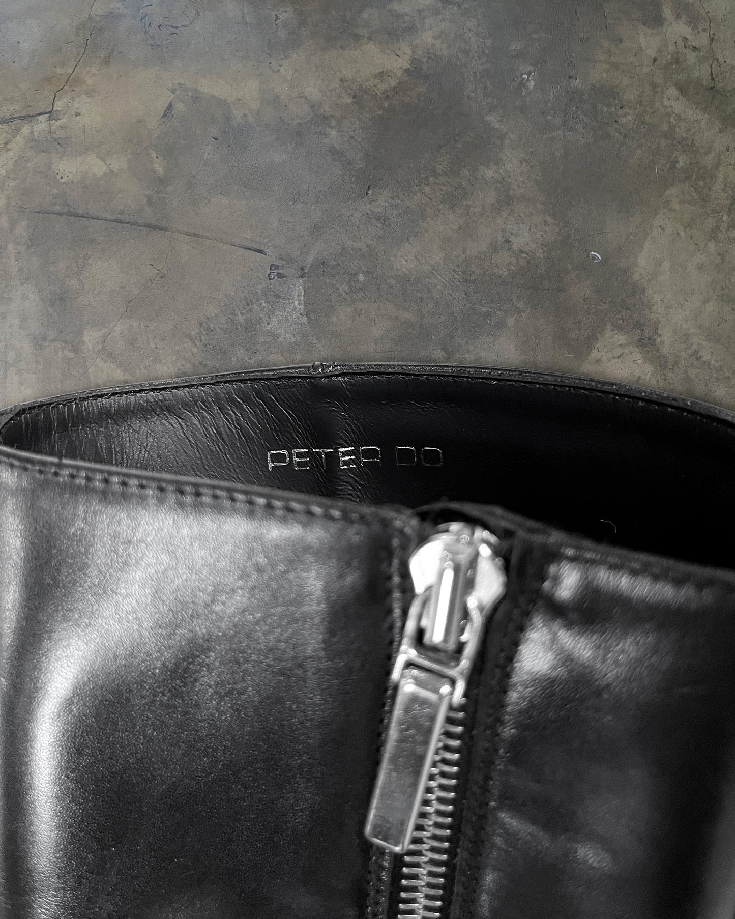 PETER DO SQUARE TOE ANKLE BOOT