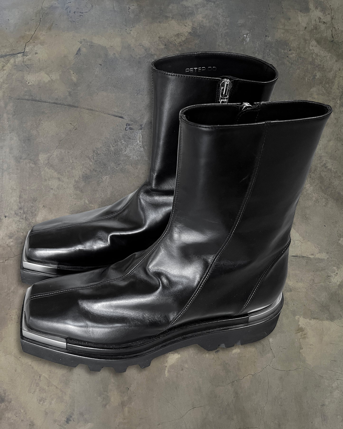 PETER DO SQUARE TOE ANKLE BOOT