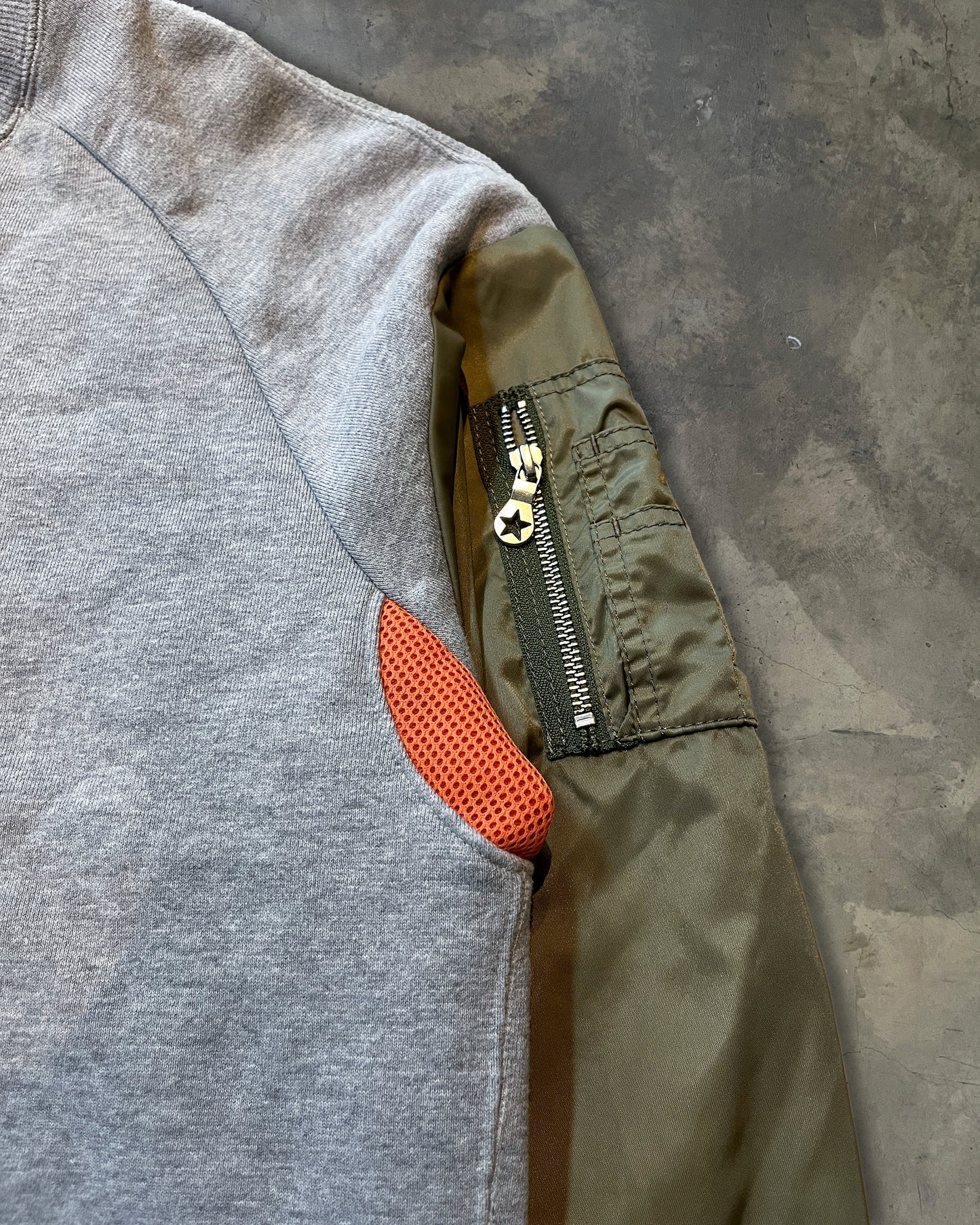 PHENOMENON MA-1 HYBRID SWEATER