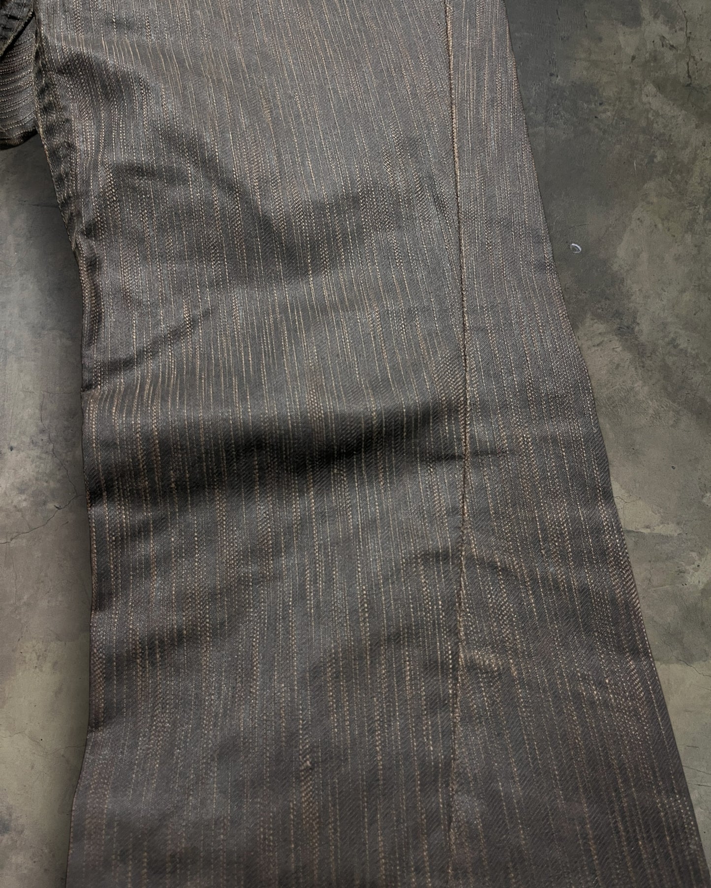 TORNADO MART WAXED "TREE BARK" DENIM