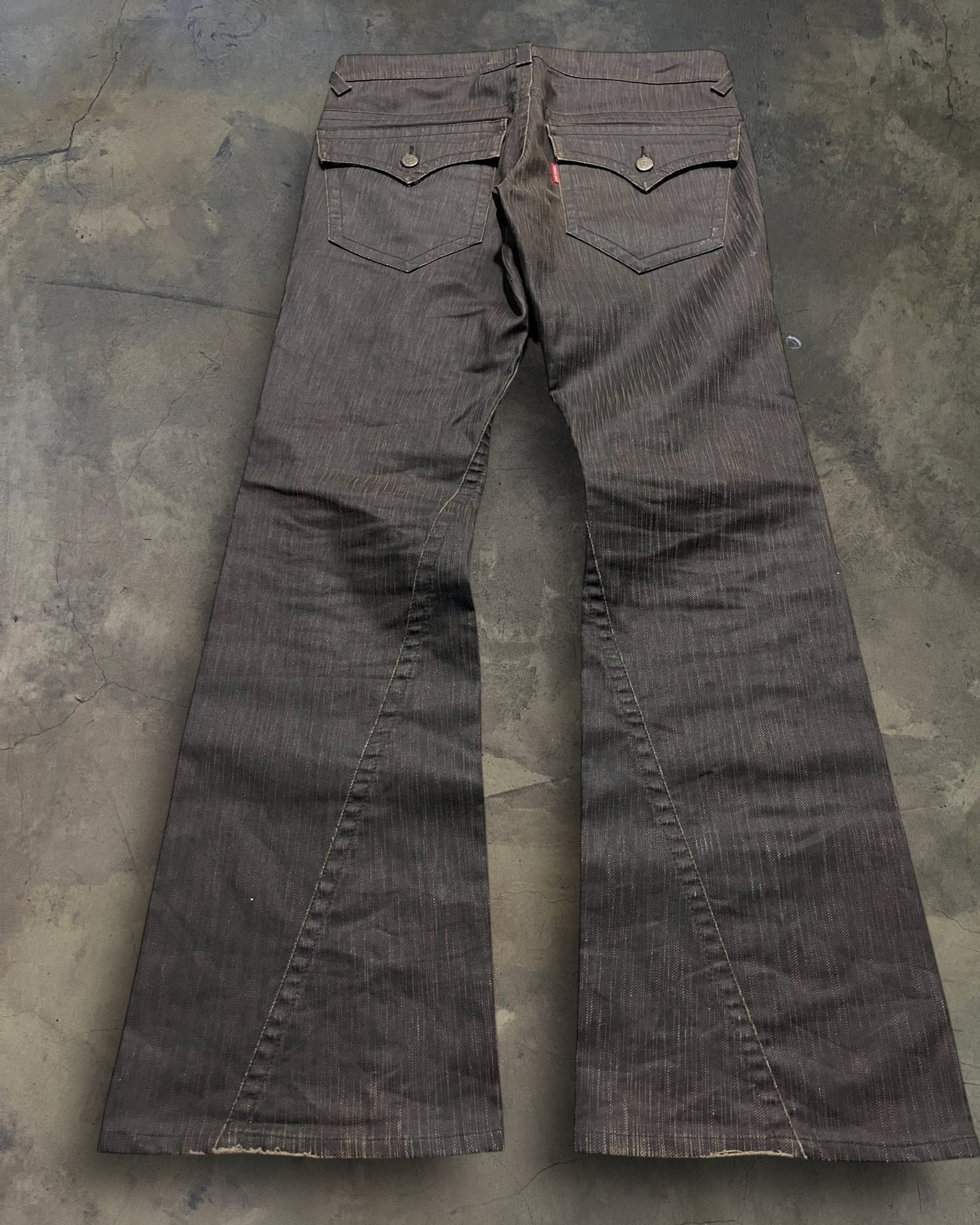 TORNADO MART WAXED "TREE BARK" DENIM