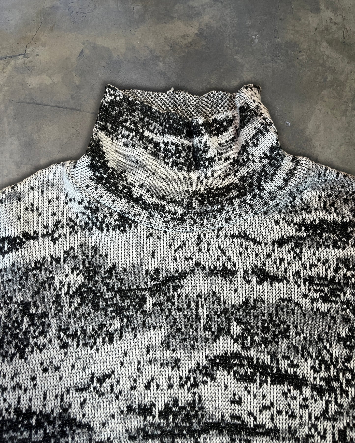 RAF SIMONS AW2002 “VIRGINIA CREEPER” OVERSIZED DIGICAMO TURTLENECK.