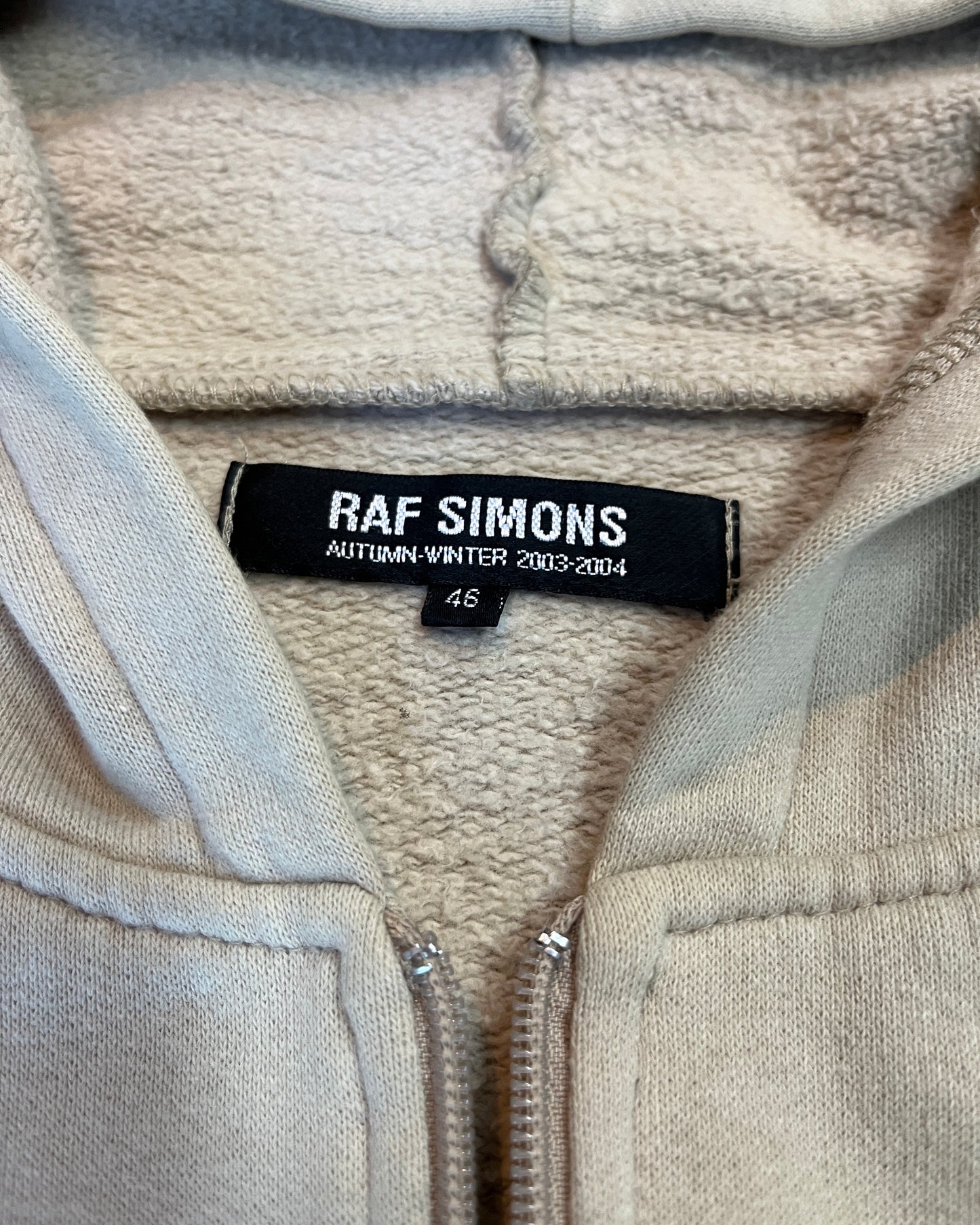 RAF SIMONS AW2003 FACTORY RECORDS HOODIE