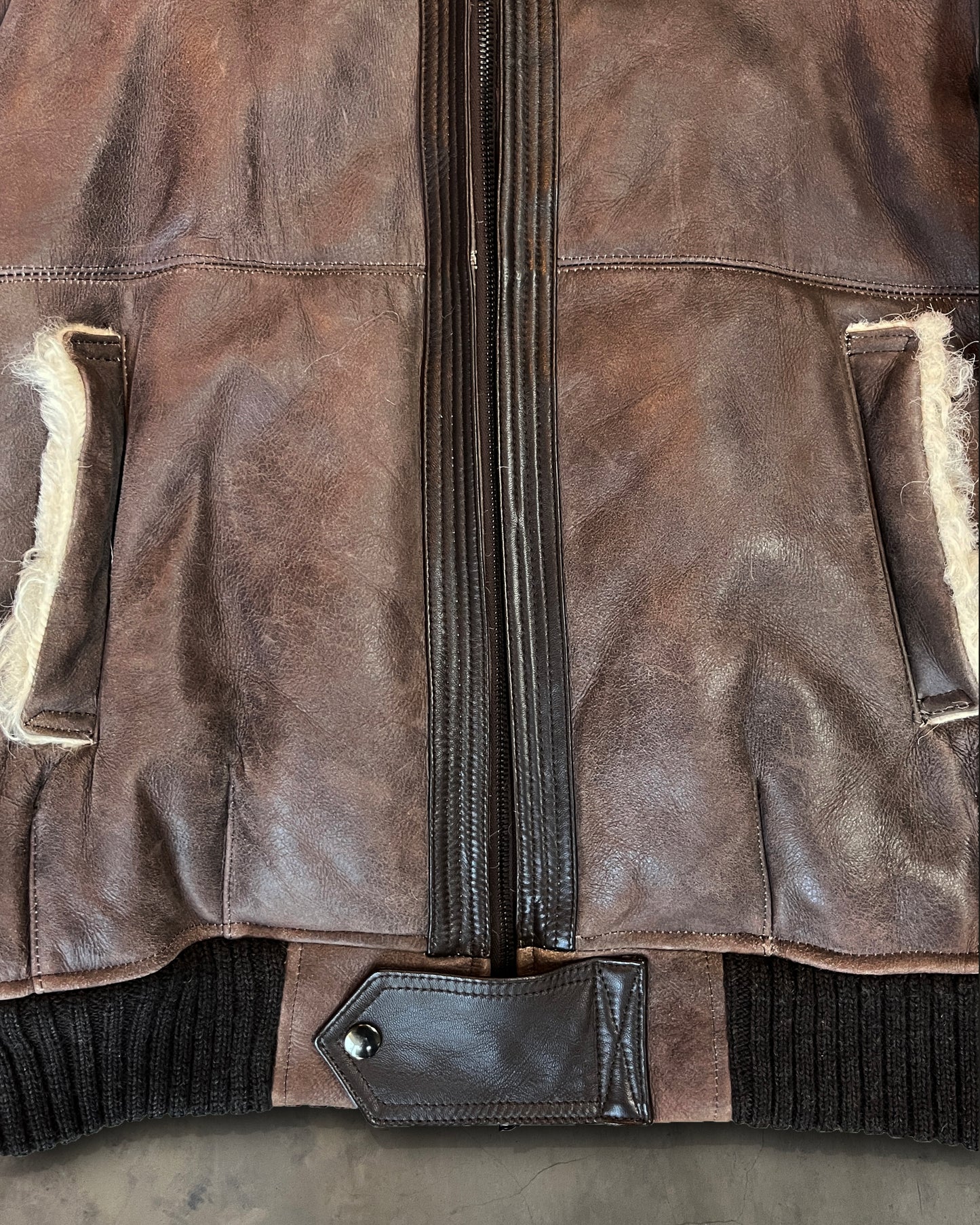 UNDERCOVER AW2005 “ARTS AND CRAFTS” SHEARLING MOUTON JACKET
