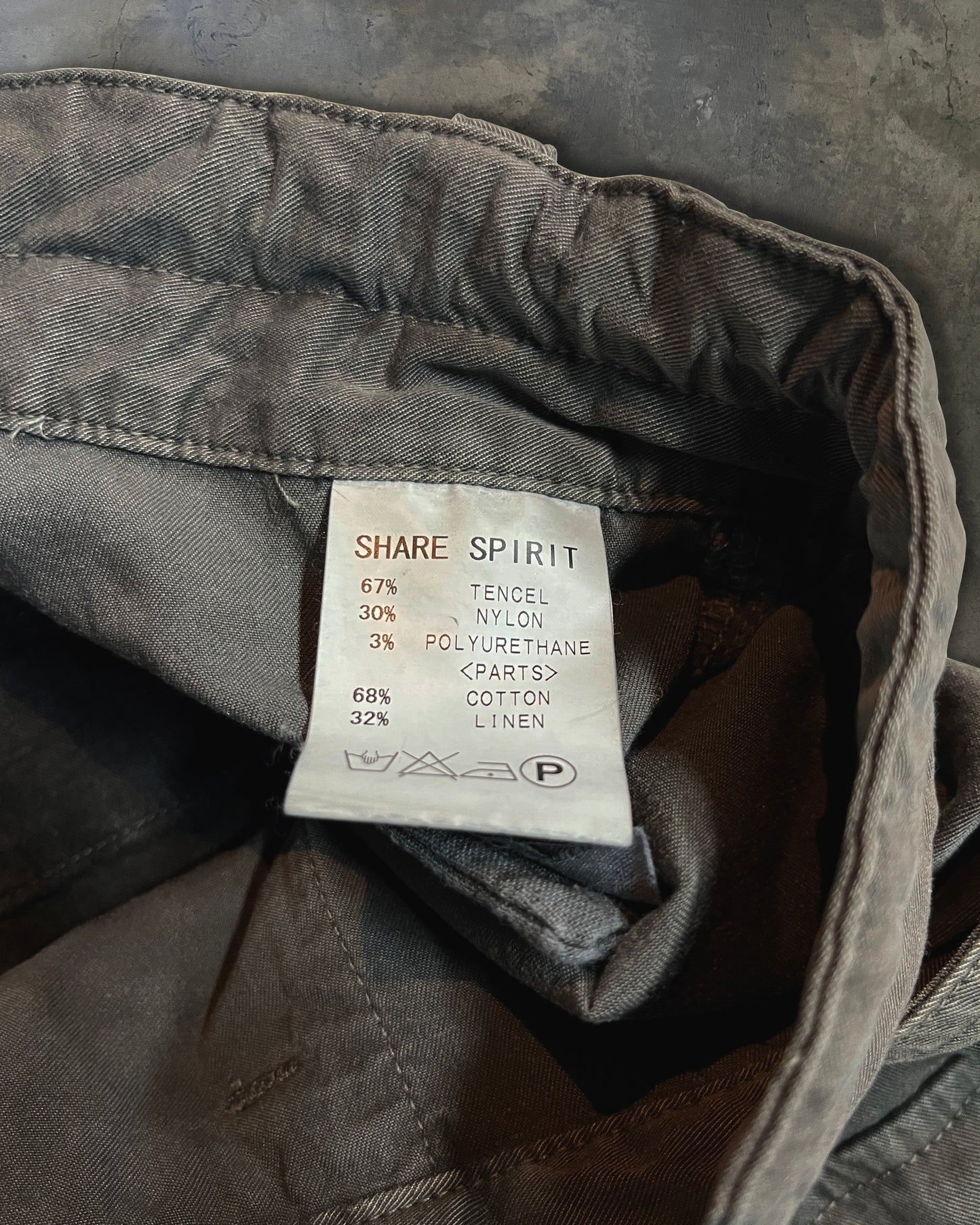 SHARE SPIRIT CARGO PANTS