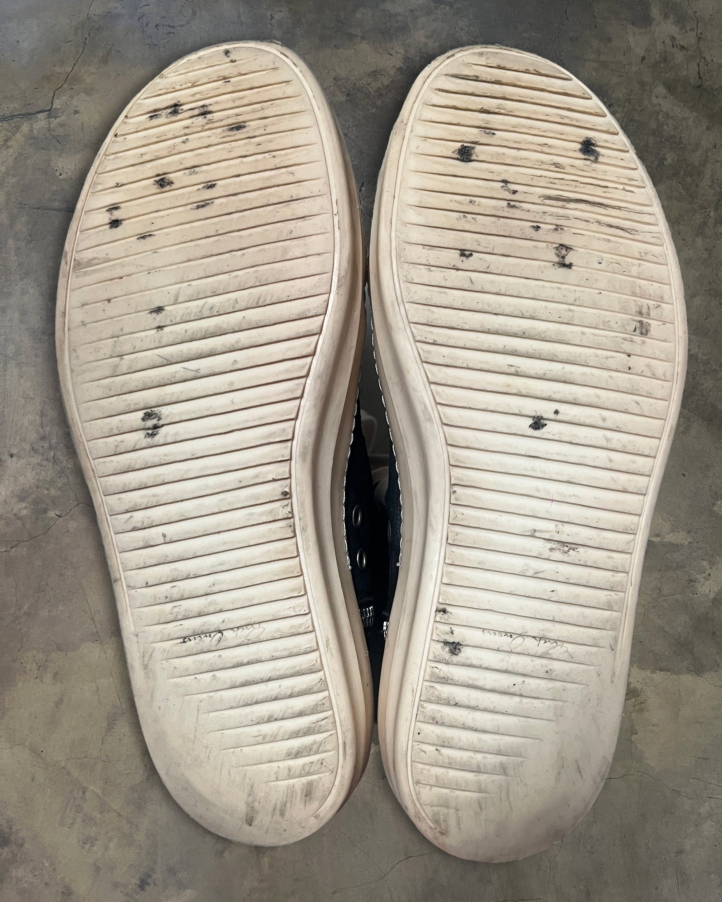 RICK OWENS SS2015 "FAUN" BLISTERED LEATHER RAMONES