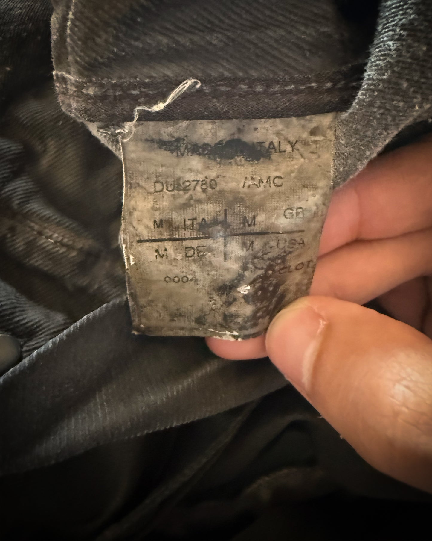 RICK OWENS DRKSHDW OVERDYED SLAVE JACKET