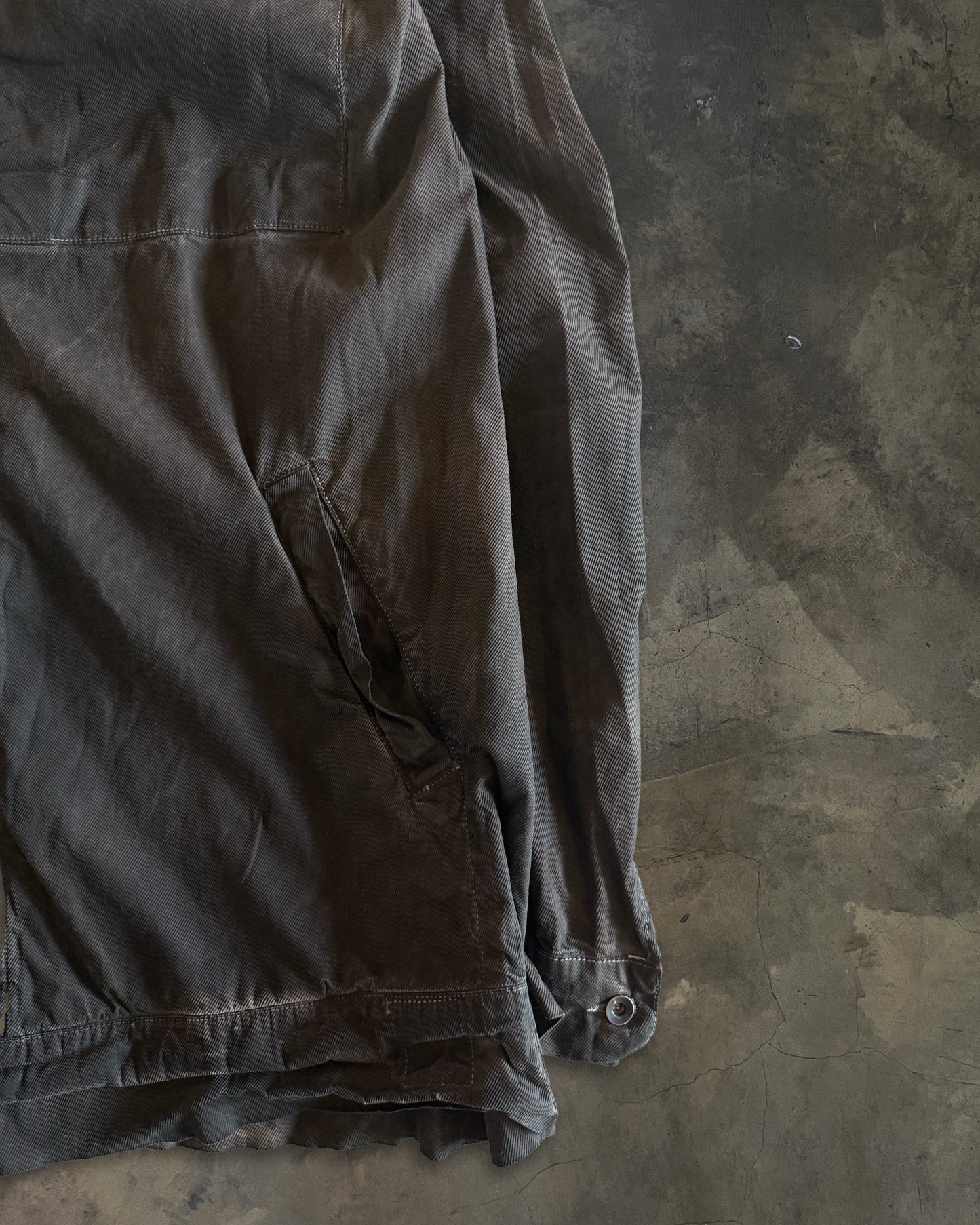 RICK OWENS DRKSHDW OVERDYED SLAVE JACKET