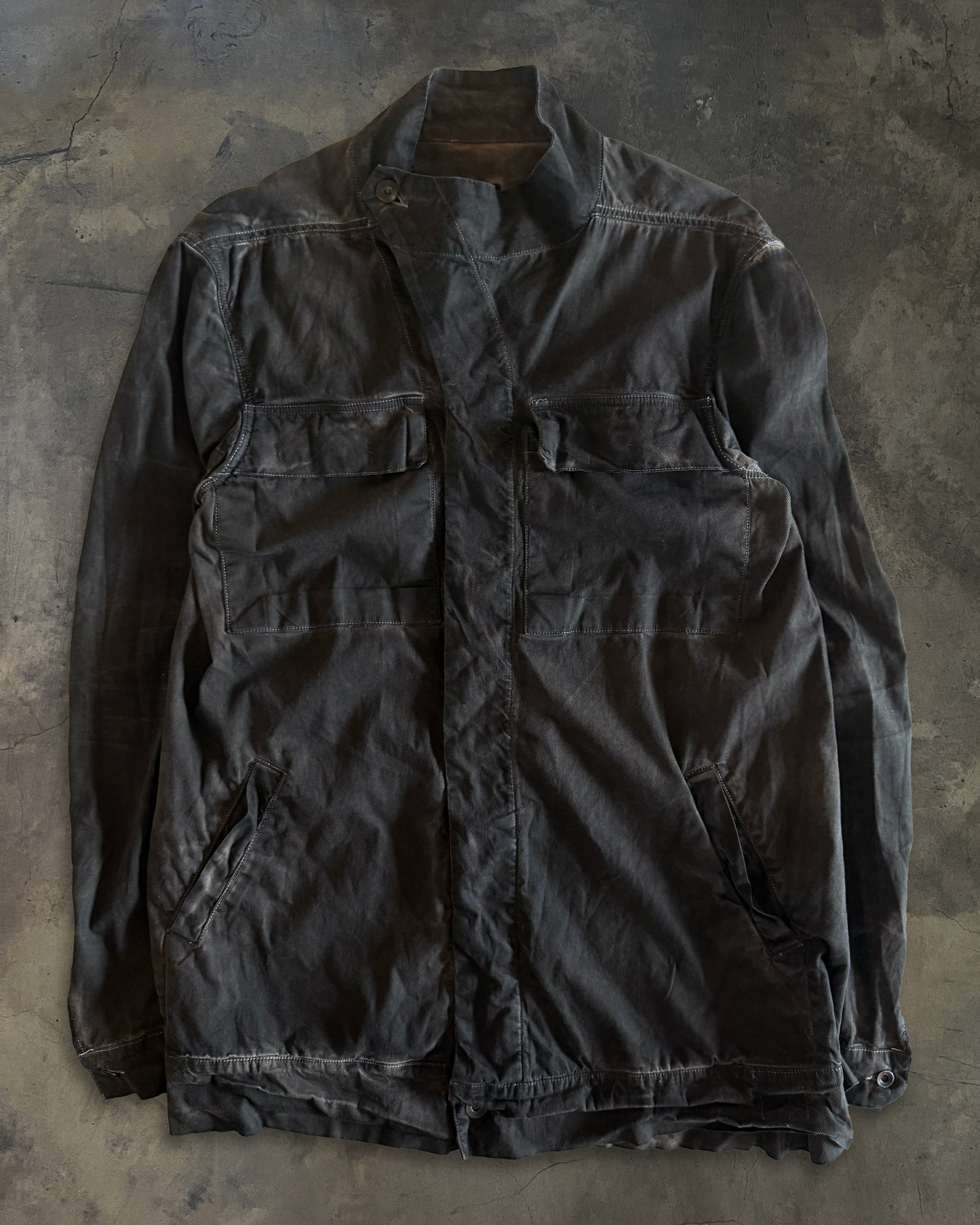 RICK OWENS DRKSHDW OVERDYED SLAVE JACKET