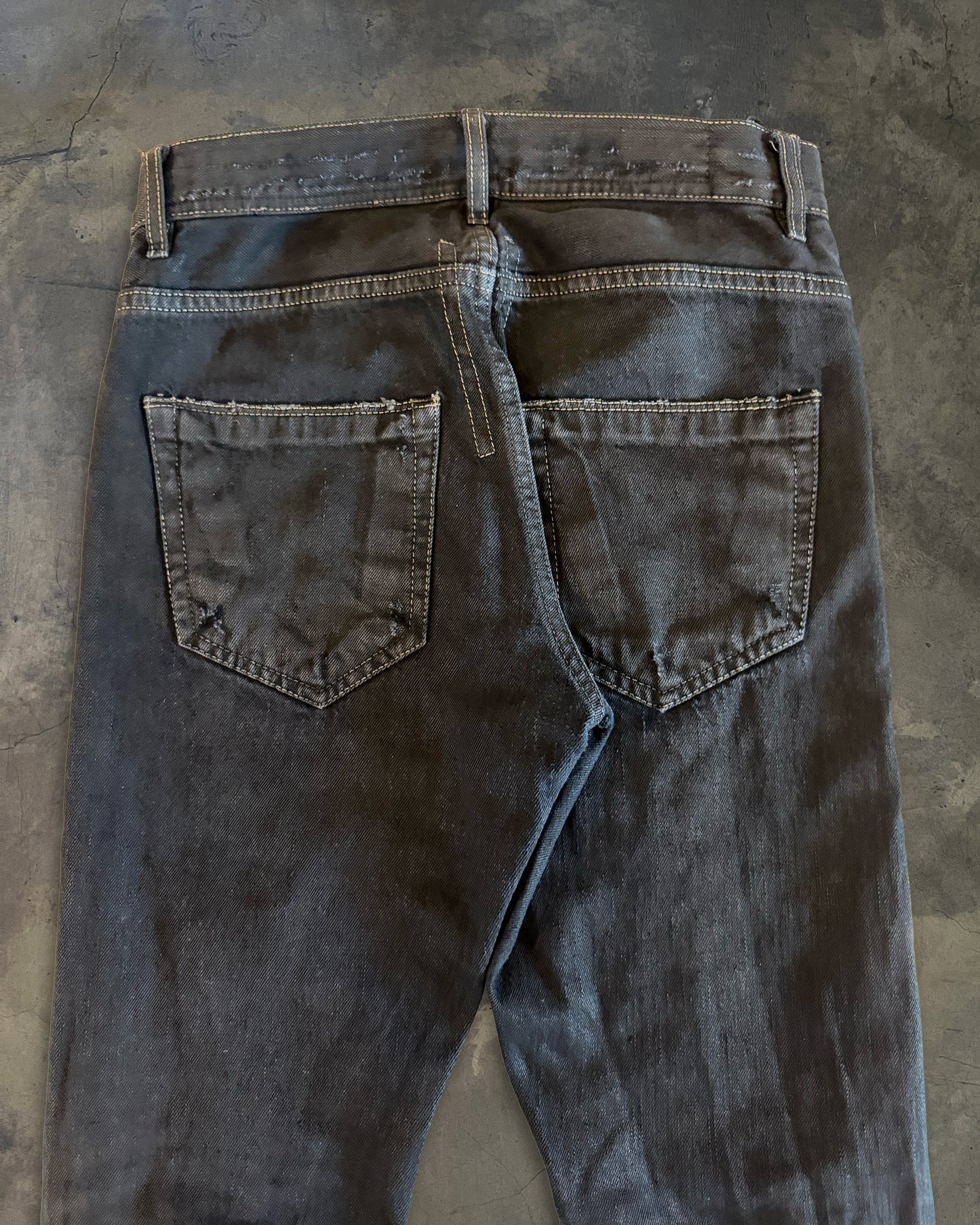 RICK OWENS 2008 DRKSHDW DETROIT CUT DENIM