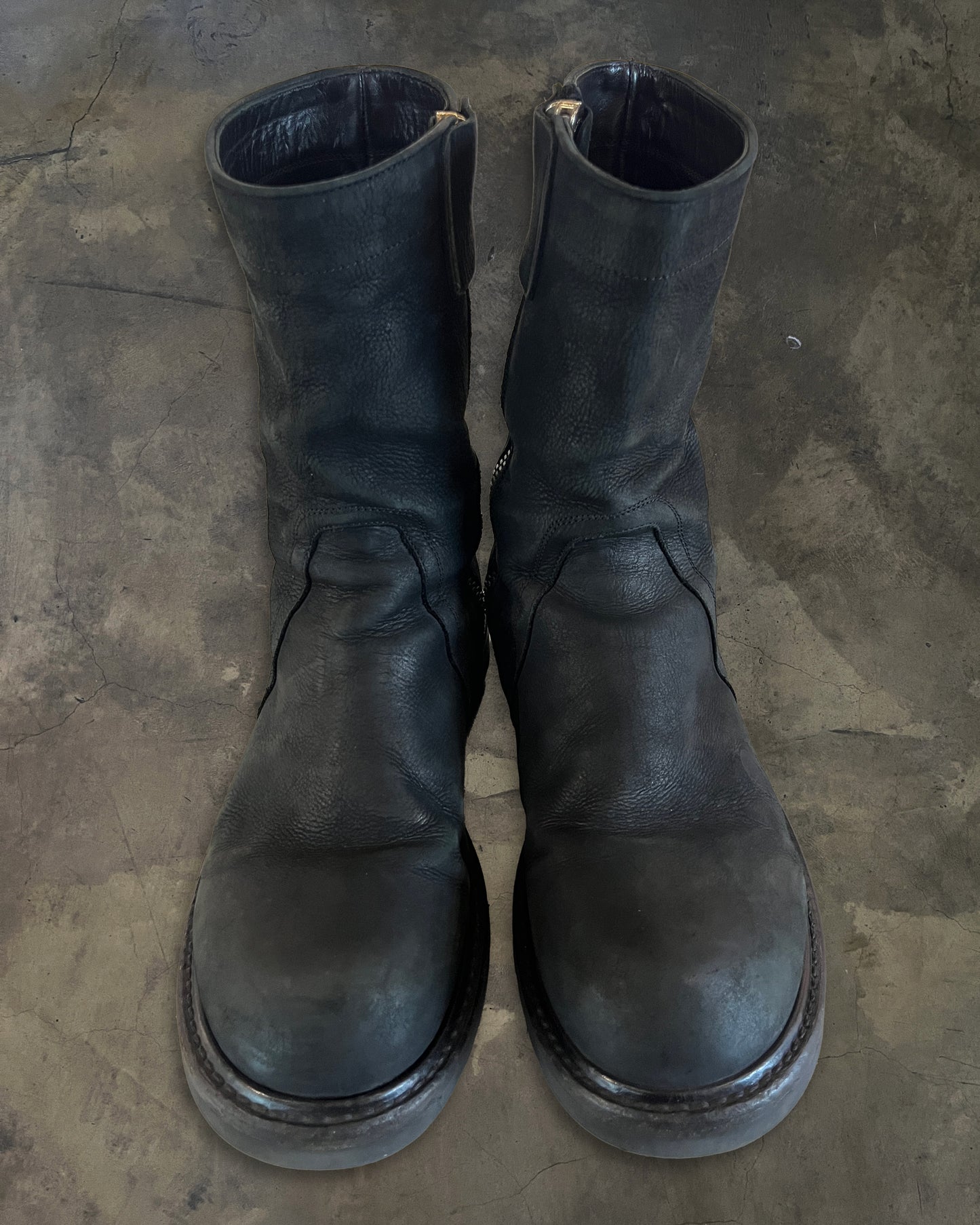 RICK OWENS FW2013 "PLINTH" CREEPER BOOT 42