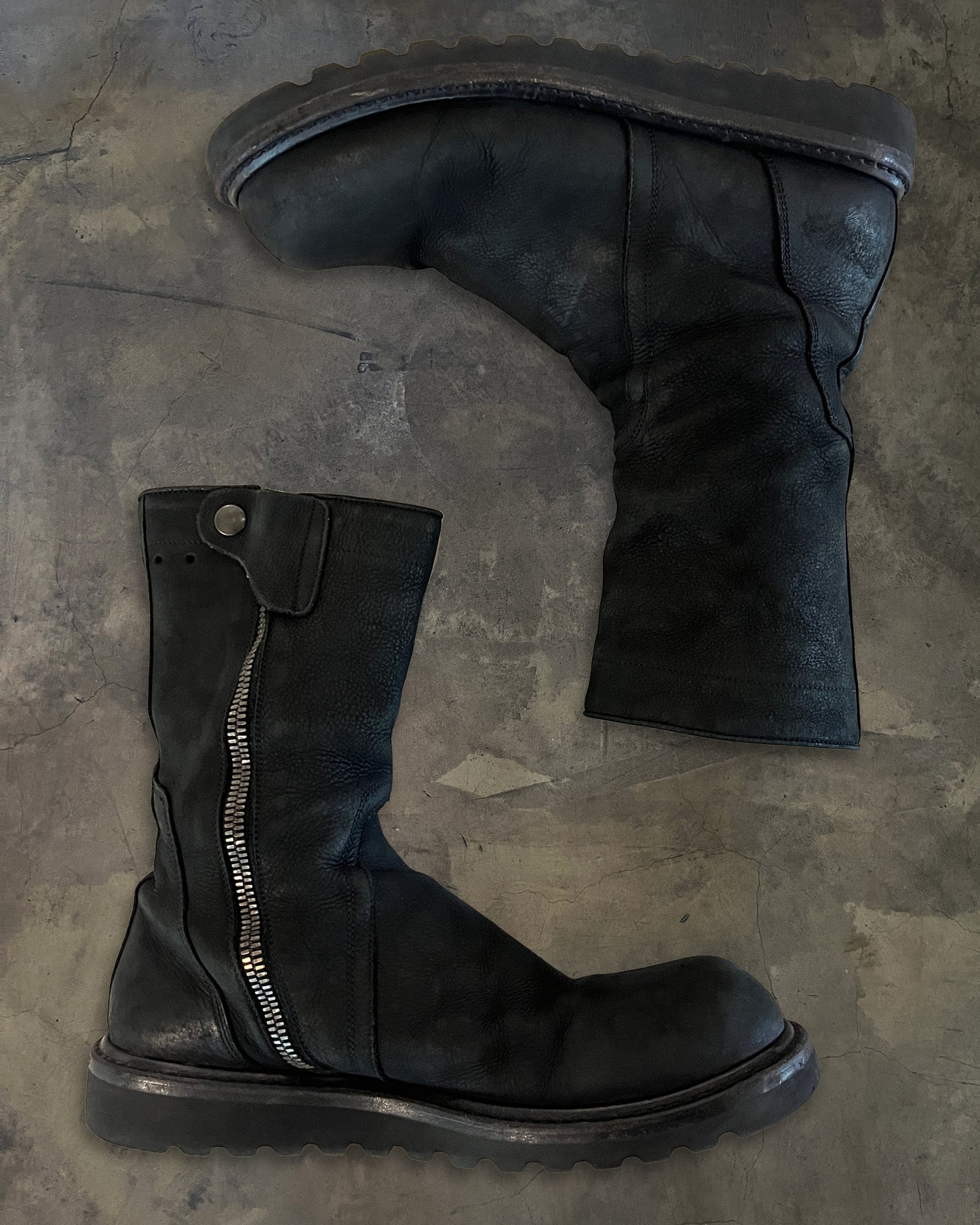 RICK OWENS FW2013 "PLINTH" CREEPER BOOT 42