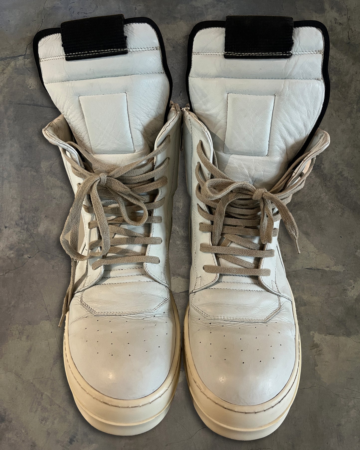 RICK OWENS FW24 "PORTERVILLE" GEOBASKETS