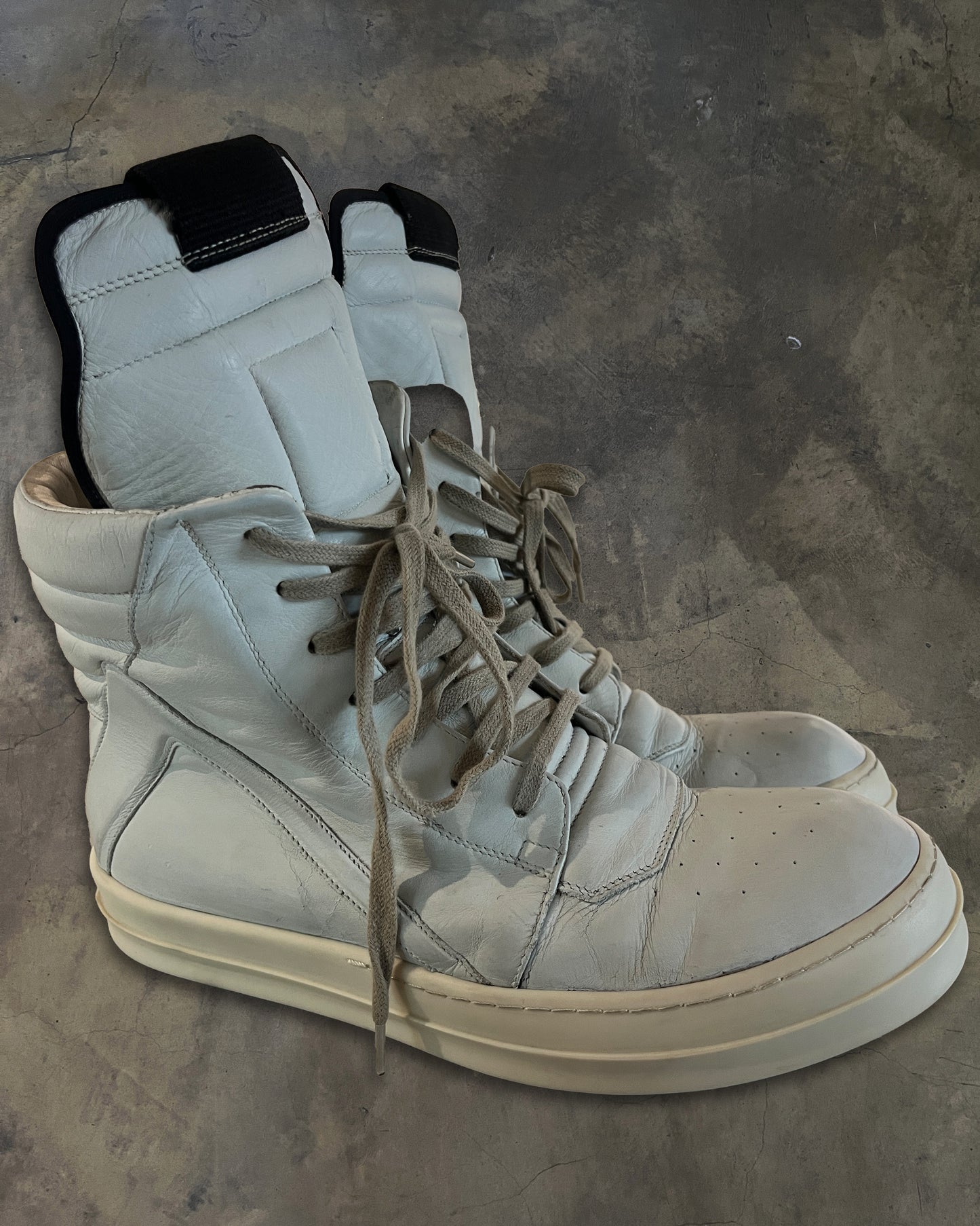 RICK OWENS FW24 "PORTERVILLE" GEOBASKETS