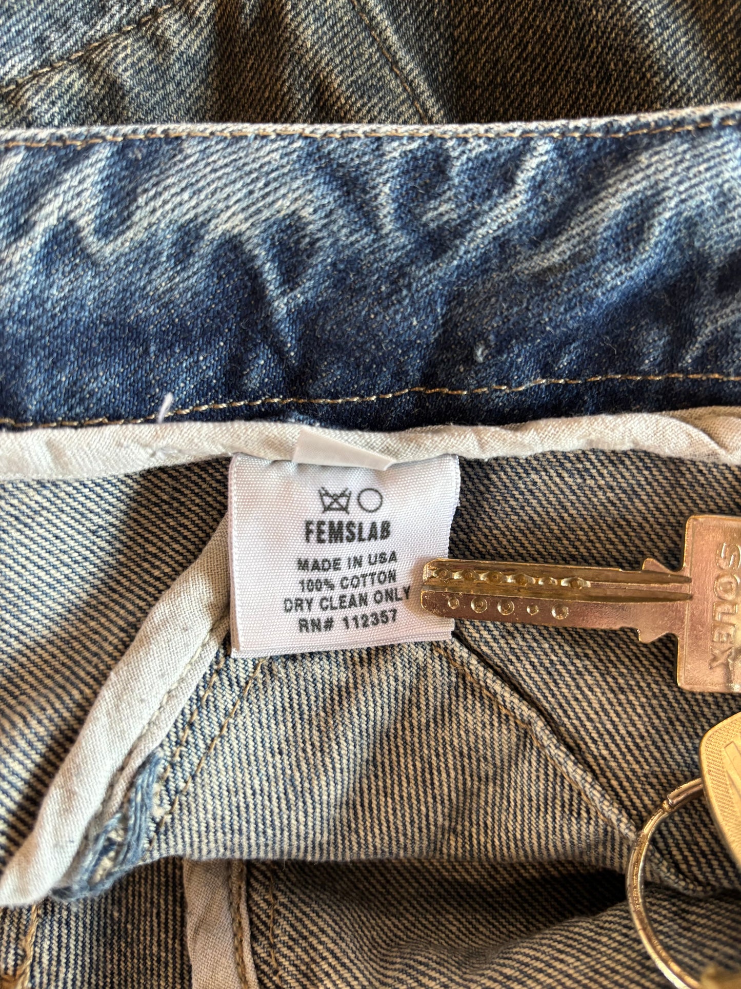 RICK OWENS SLAB WIDE LEG SPIRAL SEAM JEANS