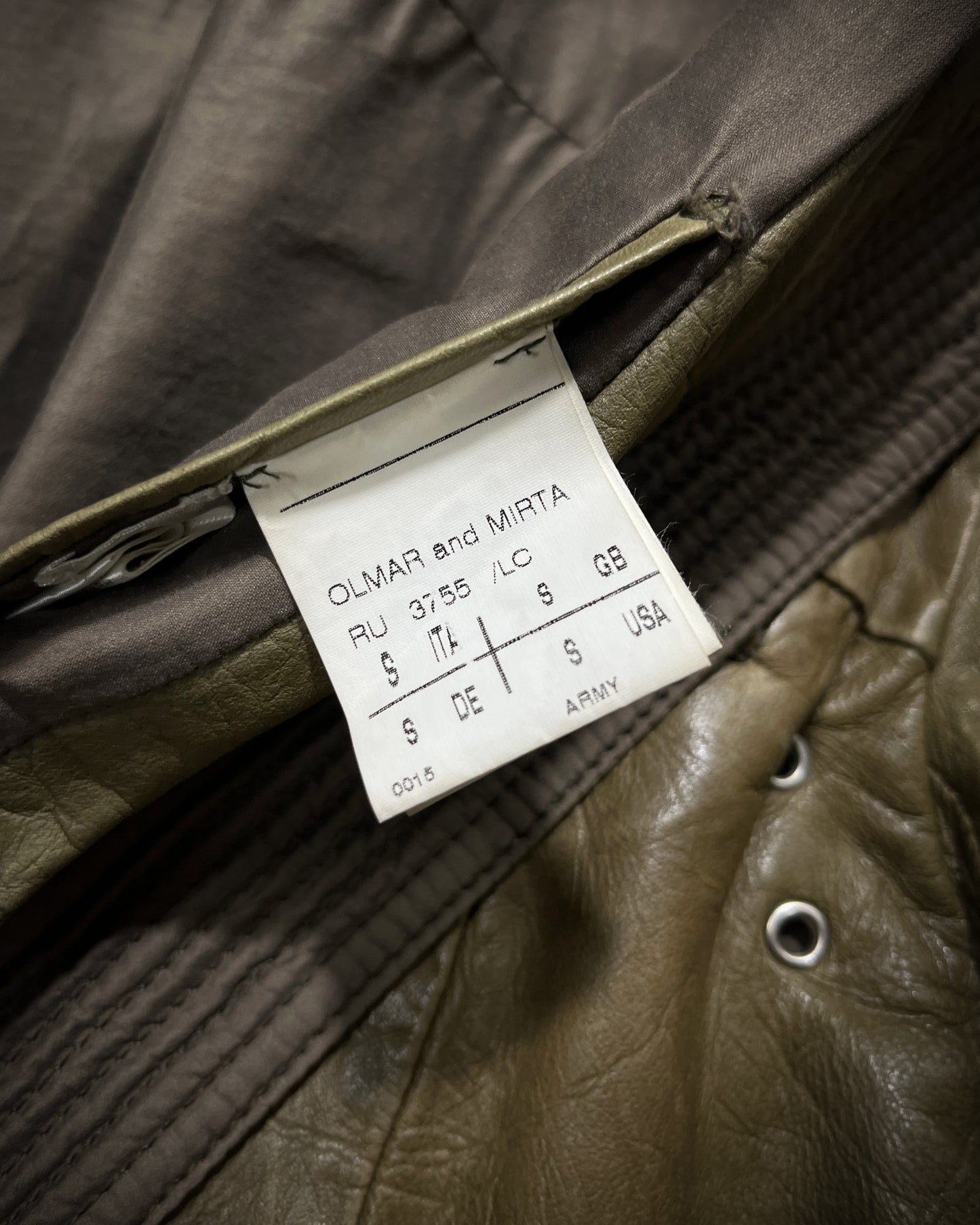 RICK OWENS FW04 "QUEEN" RUNWAY ARMY JACKET