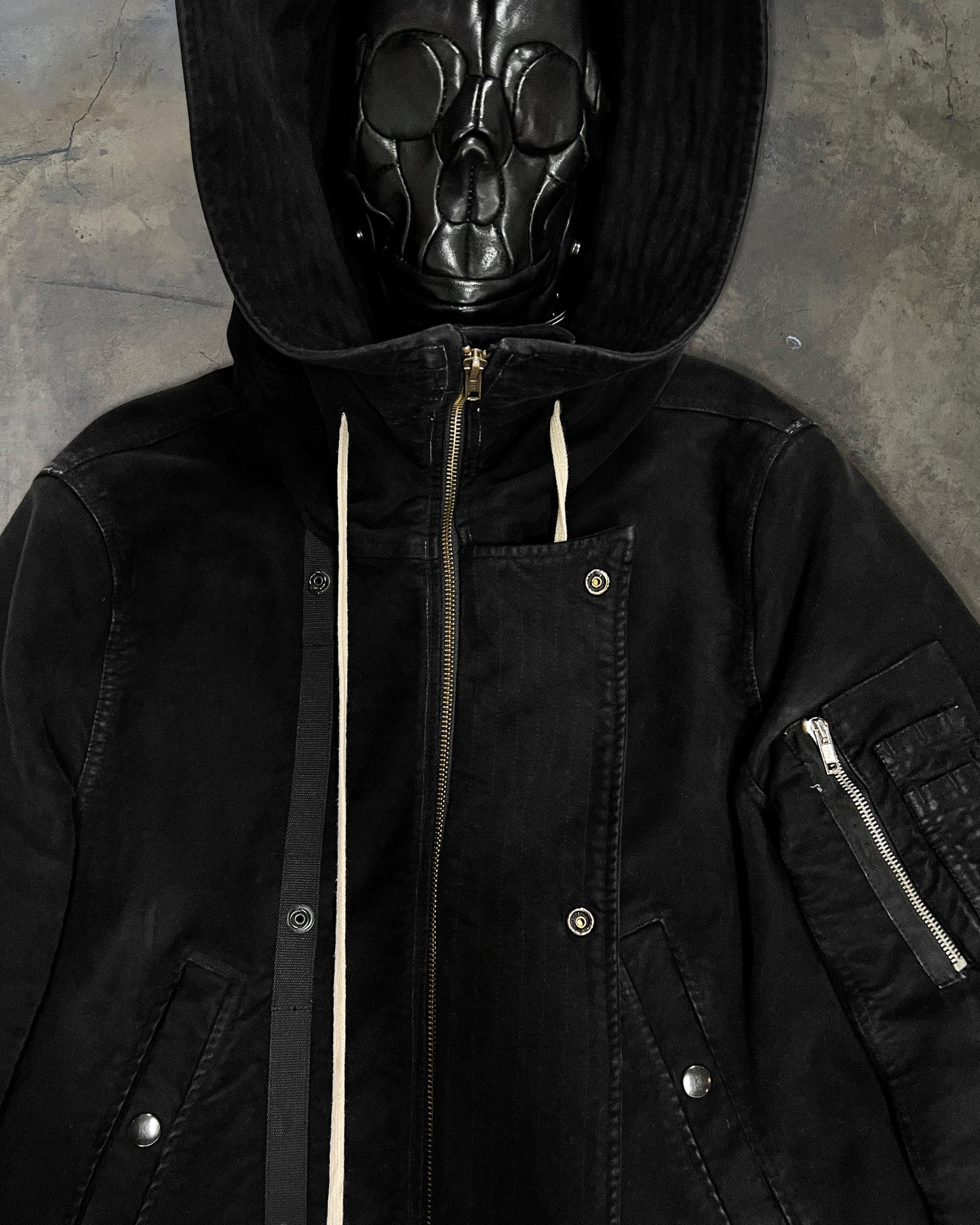 RICK OWENS DRKSHDW FW2014 "MOODY" HEAVY PARKA