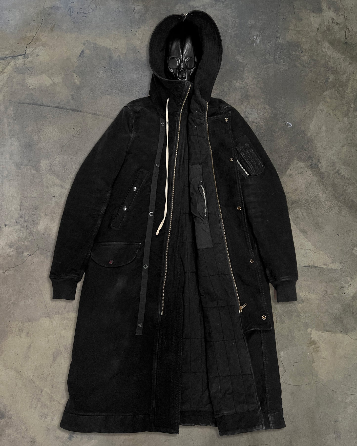 RICK OWENS DRKSHDW FW2014 "MOODY" HEAVY PARKA
