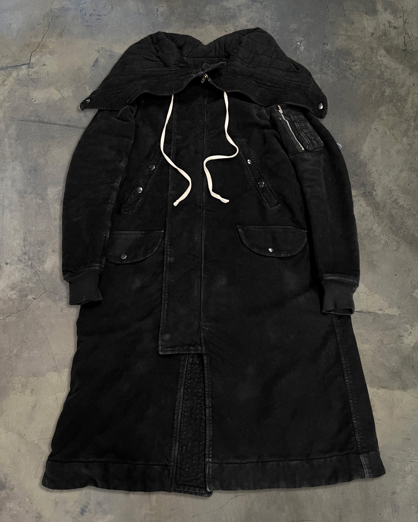 RICK OWENS DRKSHDW FW2014 "MOODY" HEAVY PARKA