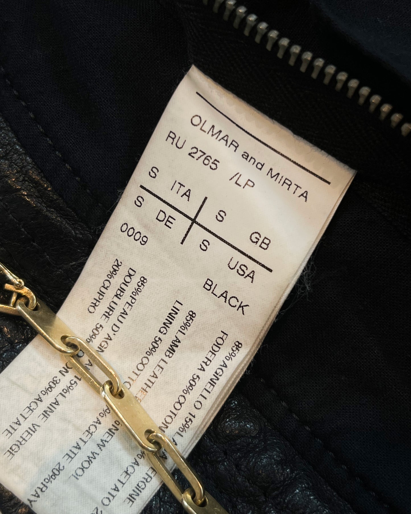 RICK OWENS FW08 "STAG" HAMMERED LAMB PILOT JACKET
