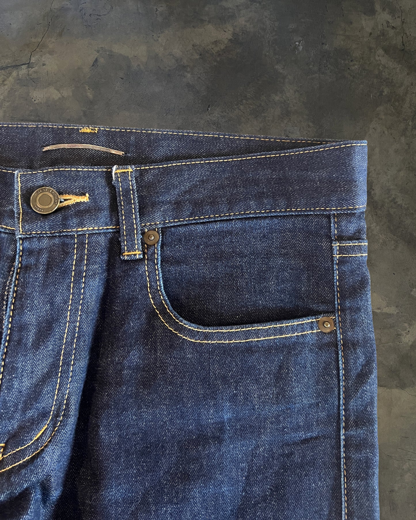 SAINT LAURENT PARIS AW2013 RAW DENIM D02